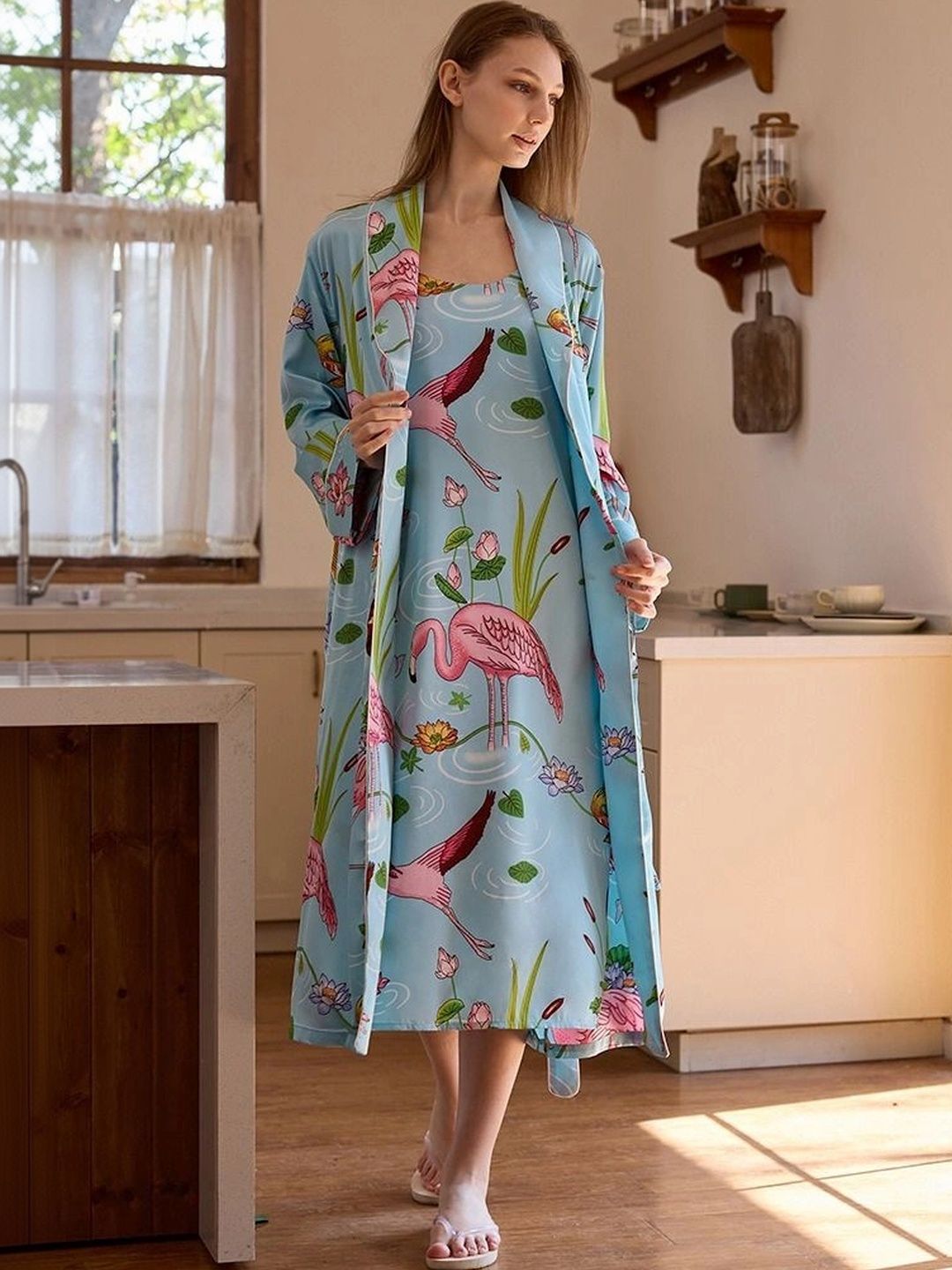 Suo Printed Nightdress-picture-33