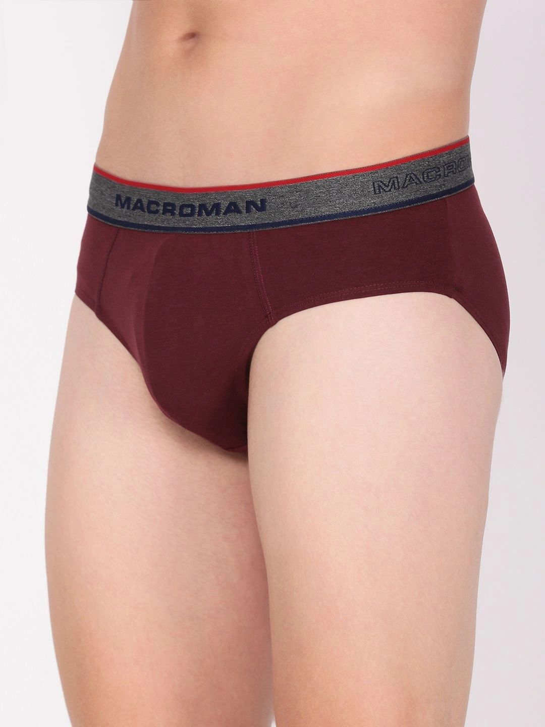 Macroman M-Series Men Cotton Basic Briefs-image-27