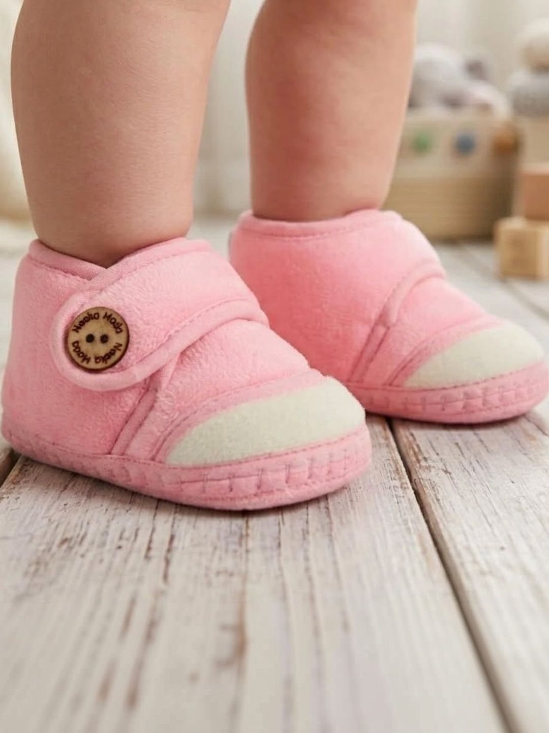 NESKA MODA Unisex Kids Cotton Booties-picture-35