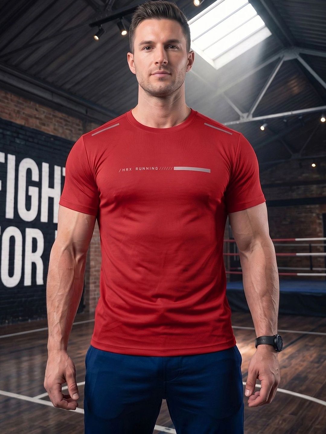 HRX by Hrithik Roshan Men Typography T-shirt-image-14