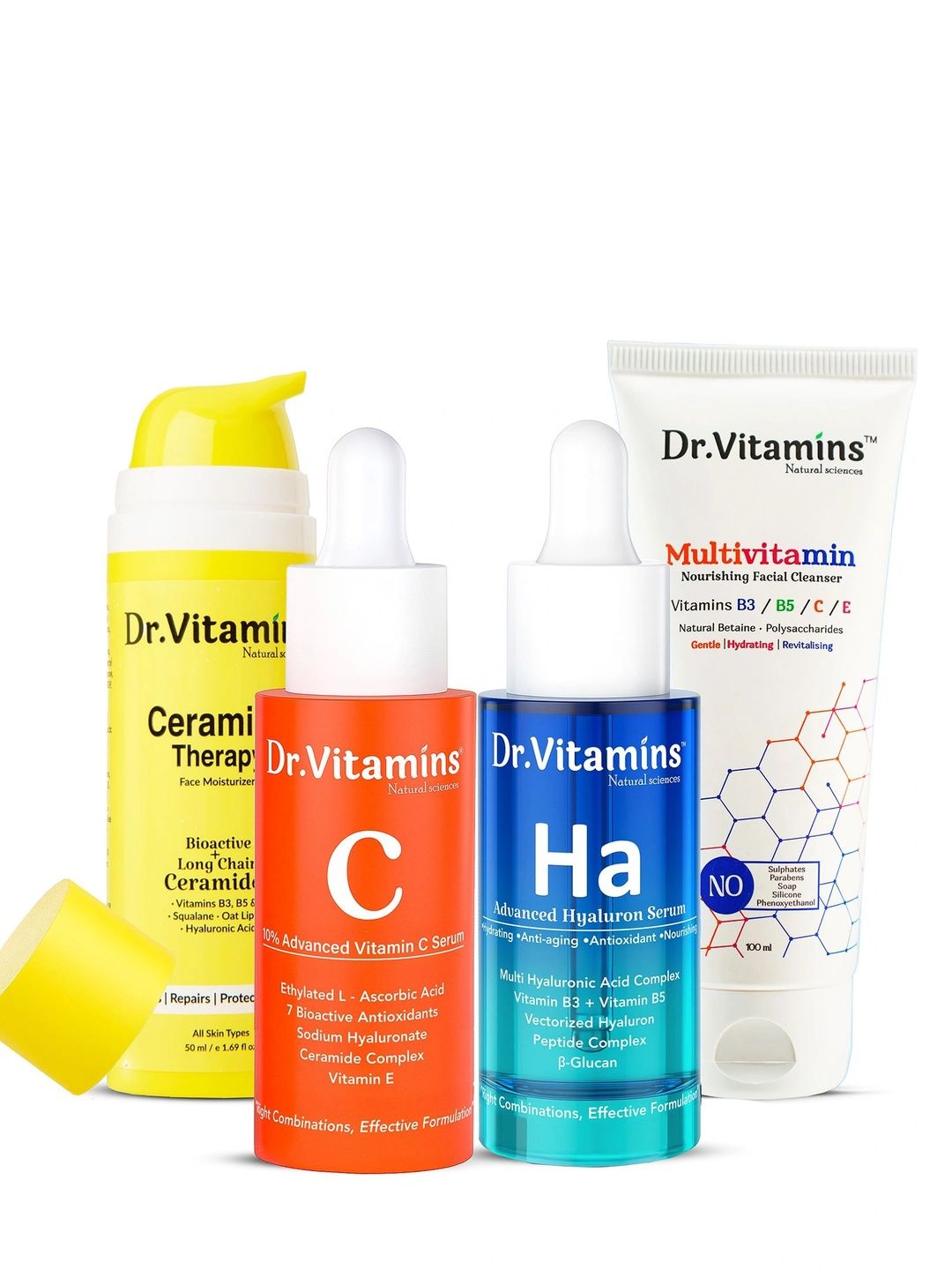 Dr. Vitamins Set Of 4 Facial Cleanser & Serum With Moisturizer-picture-58