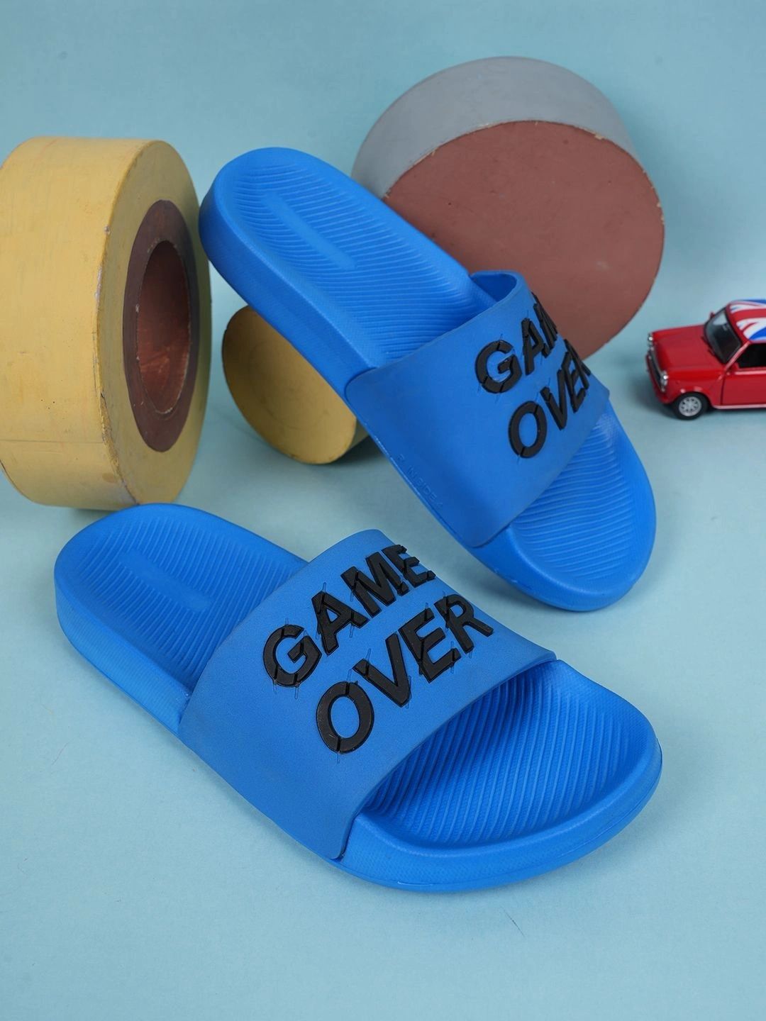 Miss & Chief Unisex Kids Printed Sliders-picture-13