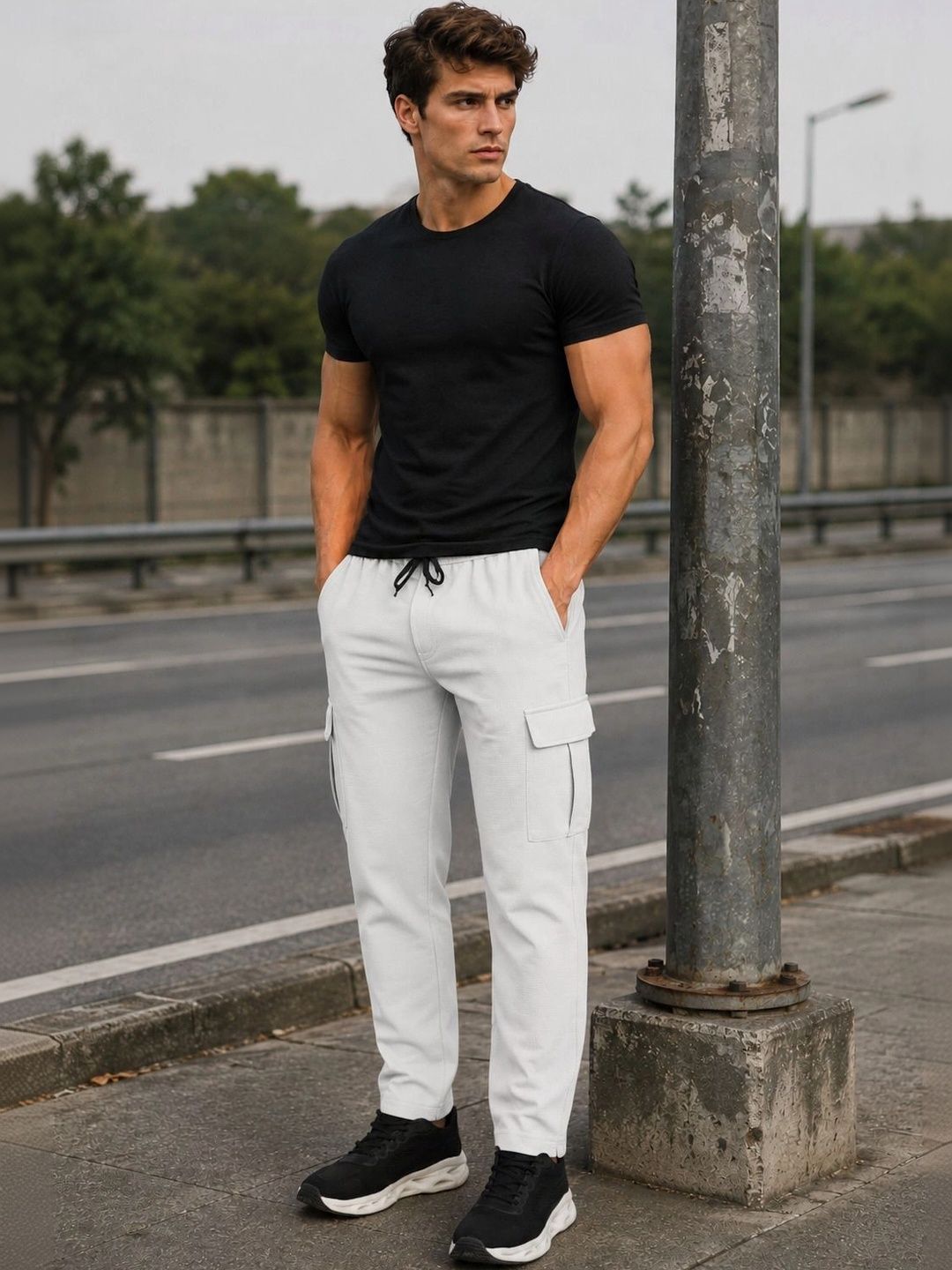 SWADESI STUFF Men Smart Trousers-picture-16