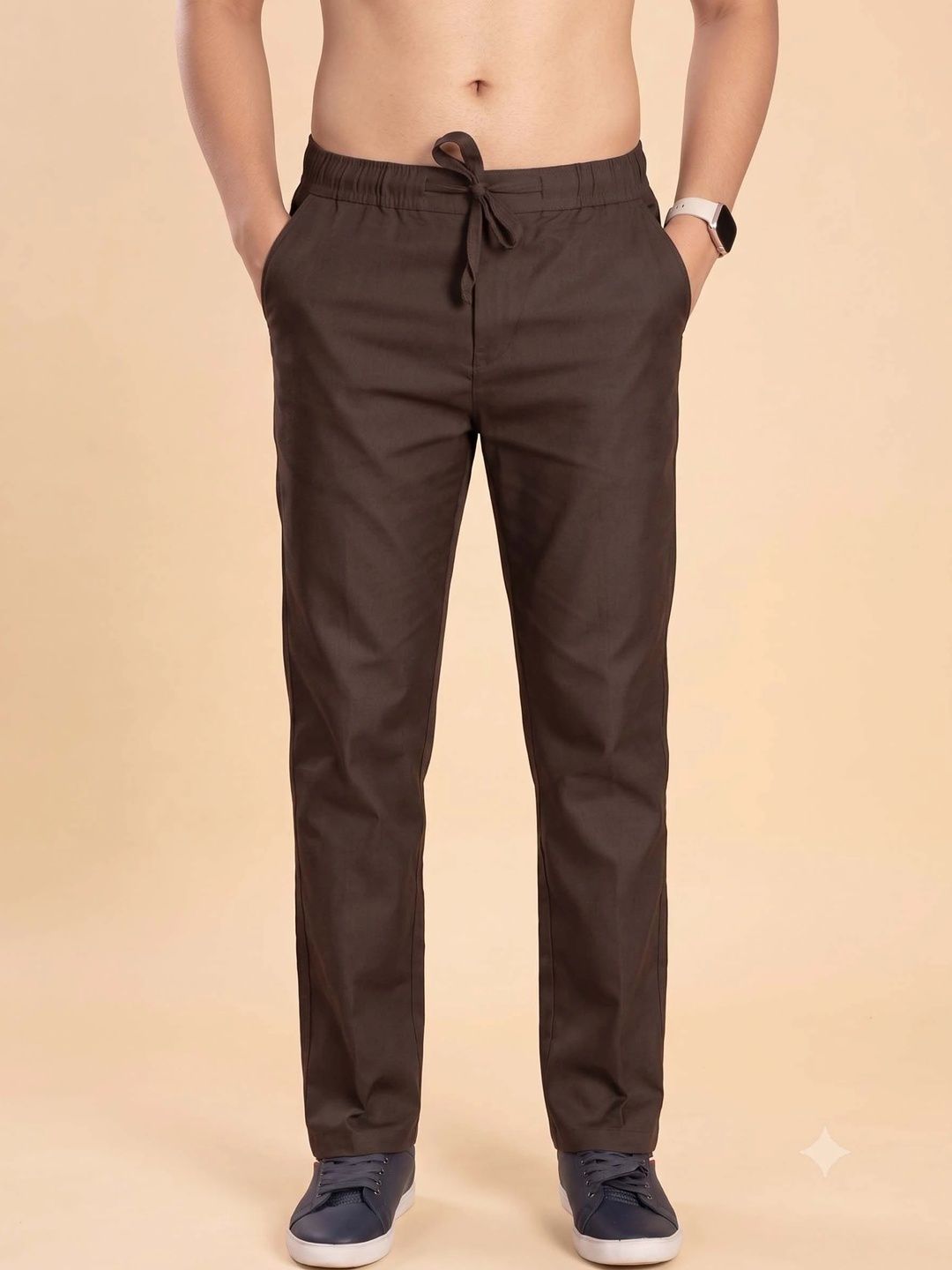 PANTOM Men Super Straight Fit Trousers-picture-18