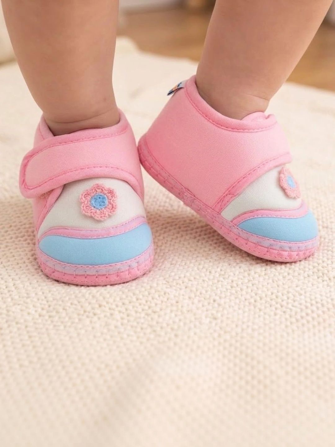 NESKA MODA Unisex Kids Cotton Booties-picture-48