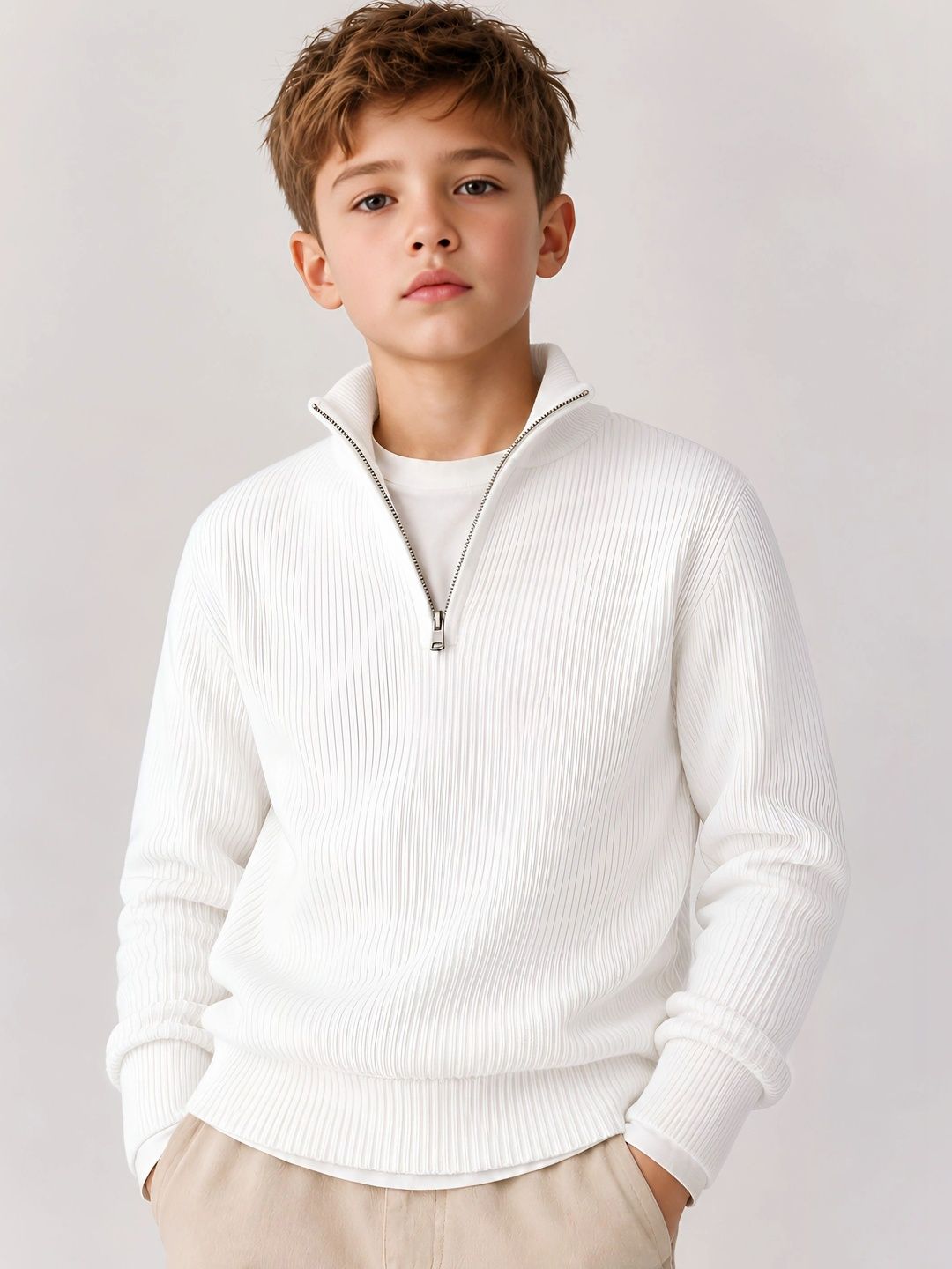 CLOTHIFY Boys Ribbed Pullover-picture-14