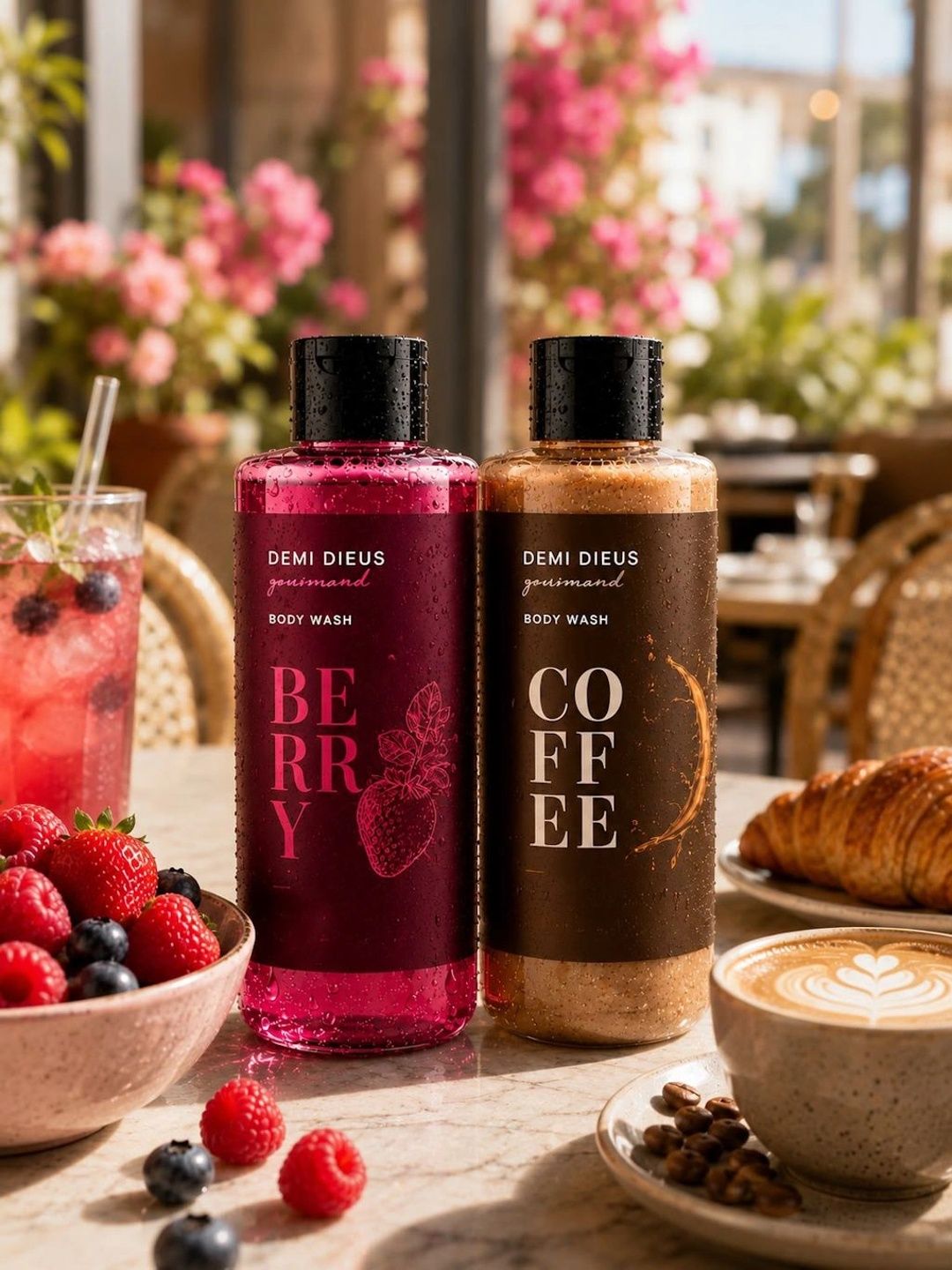 DEMI DIEUS Set Of 2 Berry & Coffee Body Wash - 300 ml Each-image-9