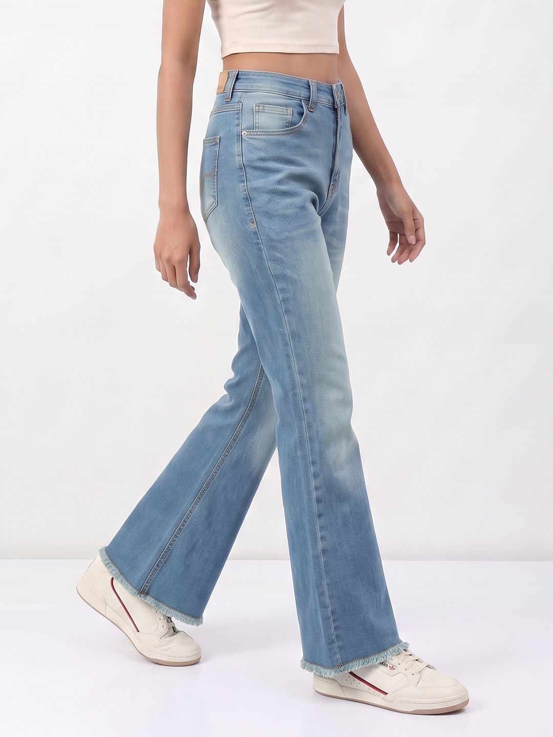 The Roadster Life Co. Women Bootcut Frayed Jeans-image-33