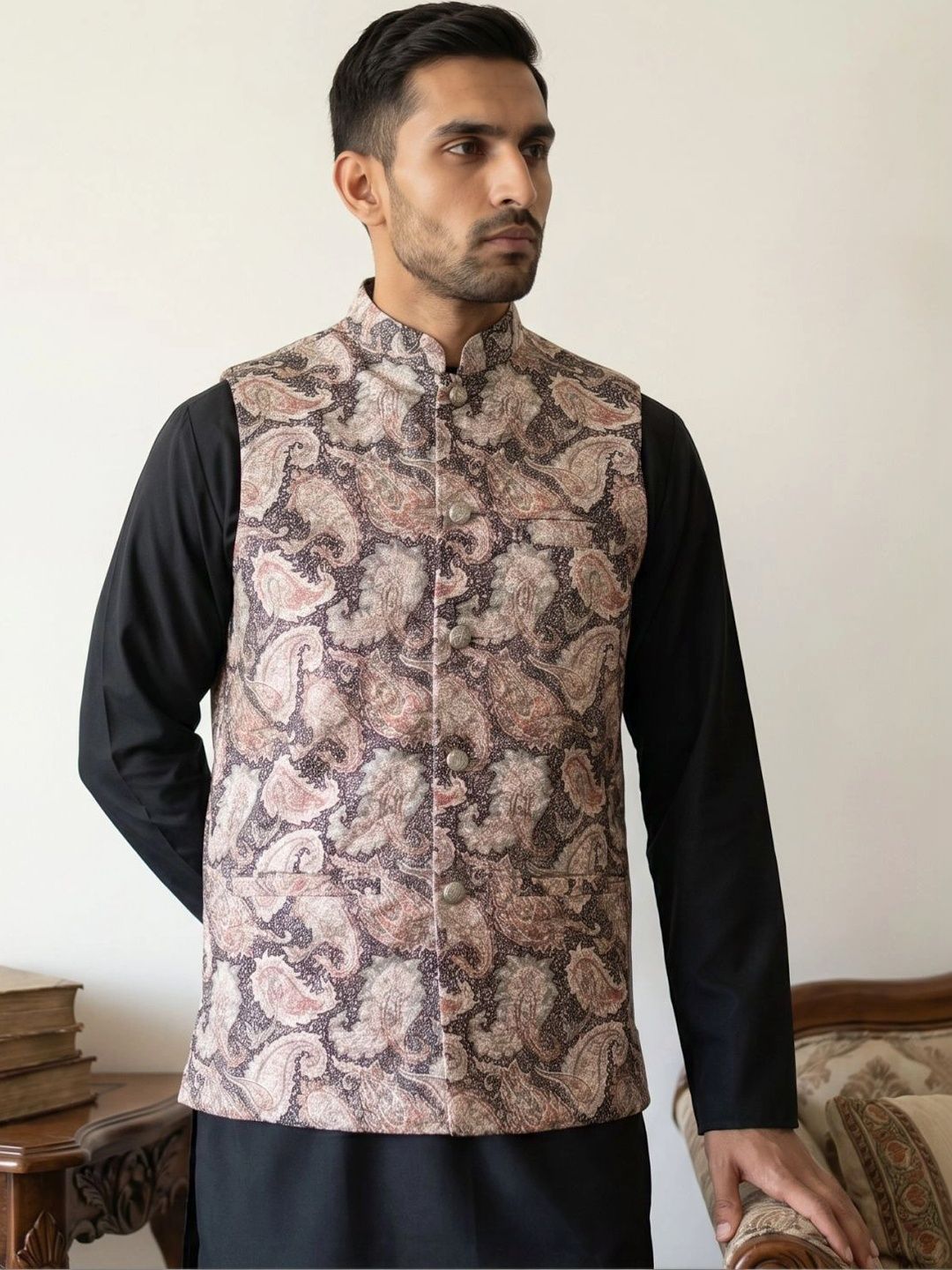 Jompers Embroidered Nehru Jackets-picture-54