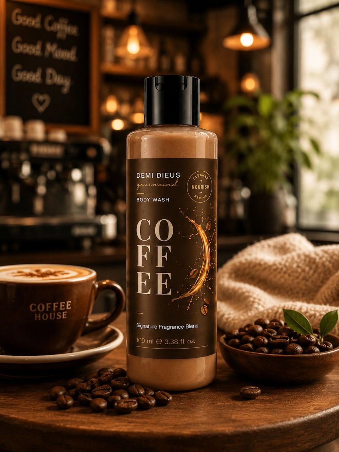 DEMI DIEUS Set Of 2 Orange & Coffee Body Wash - 100 ml Each-picture-31