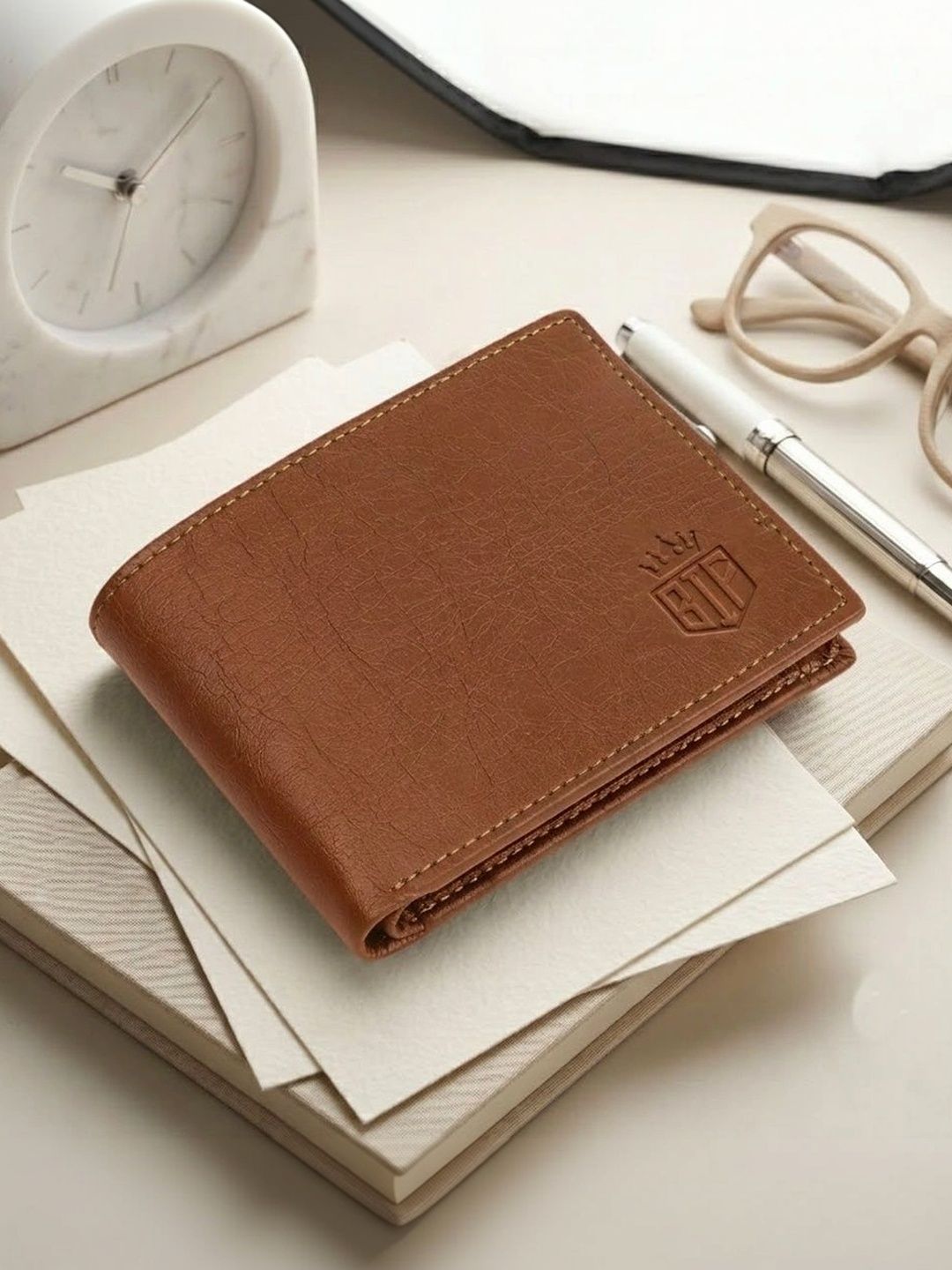 BIF Men Textured PU Two Fold Wallet-picture-27