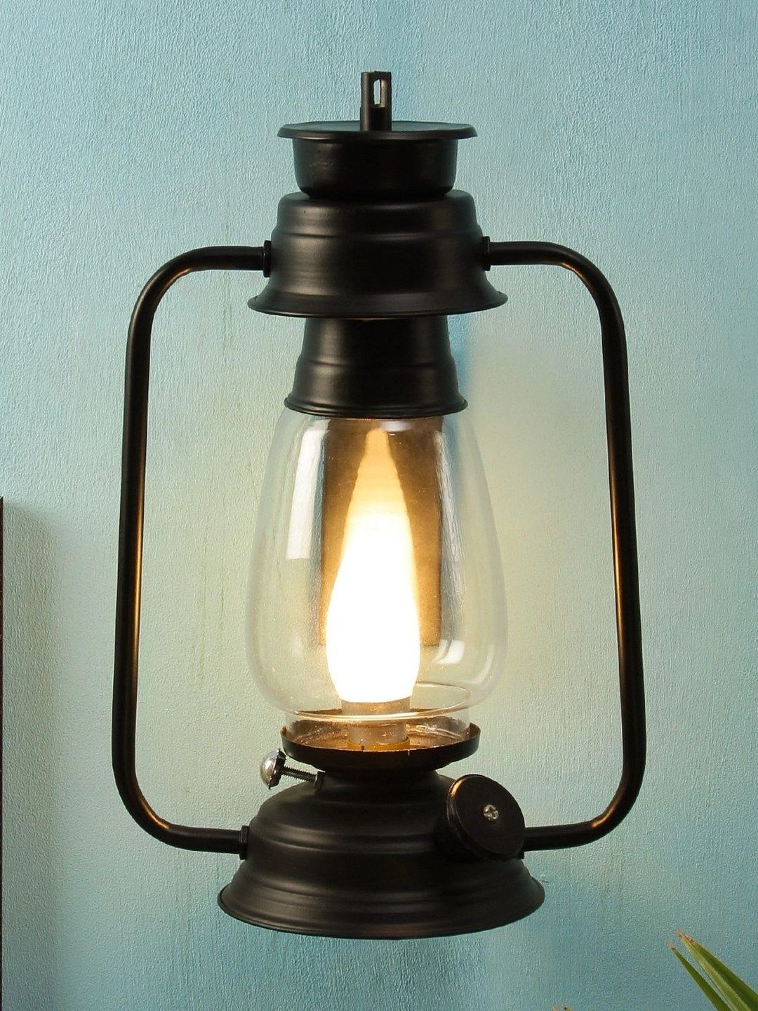 Myntra Elegant Homes Black Metal Wall Lamp-image-15