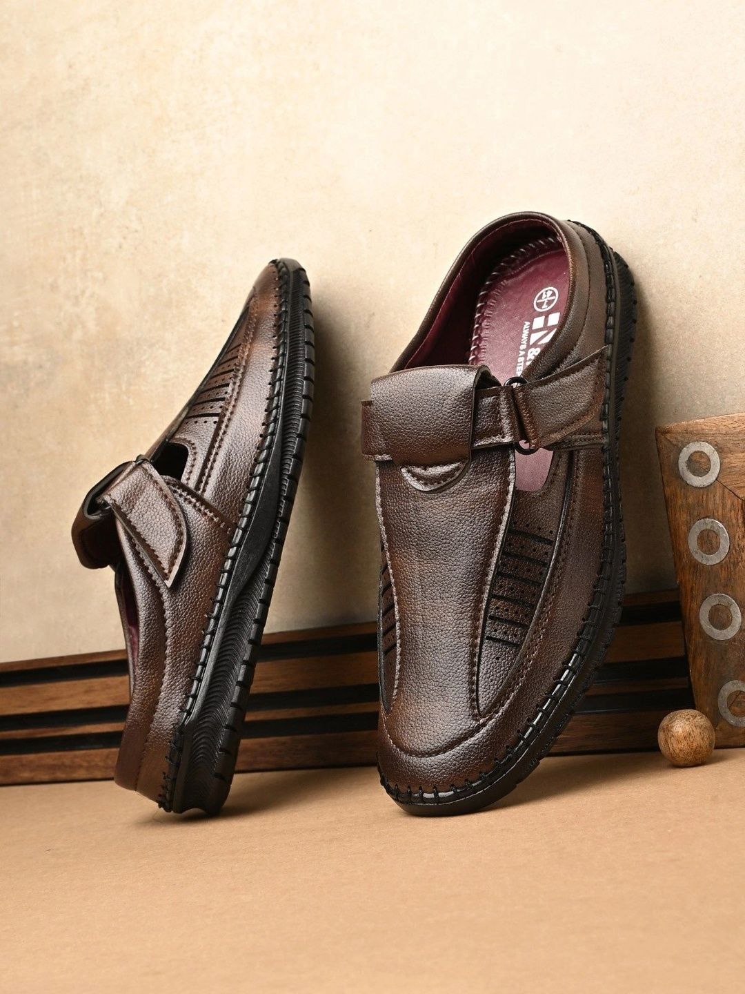 HERE&NOW Men Shoe-Style Sandals-picture-11