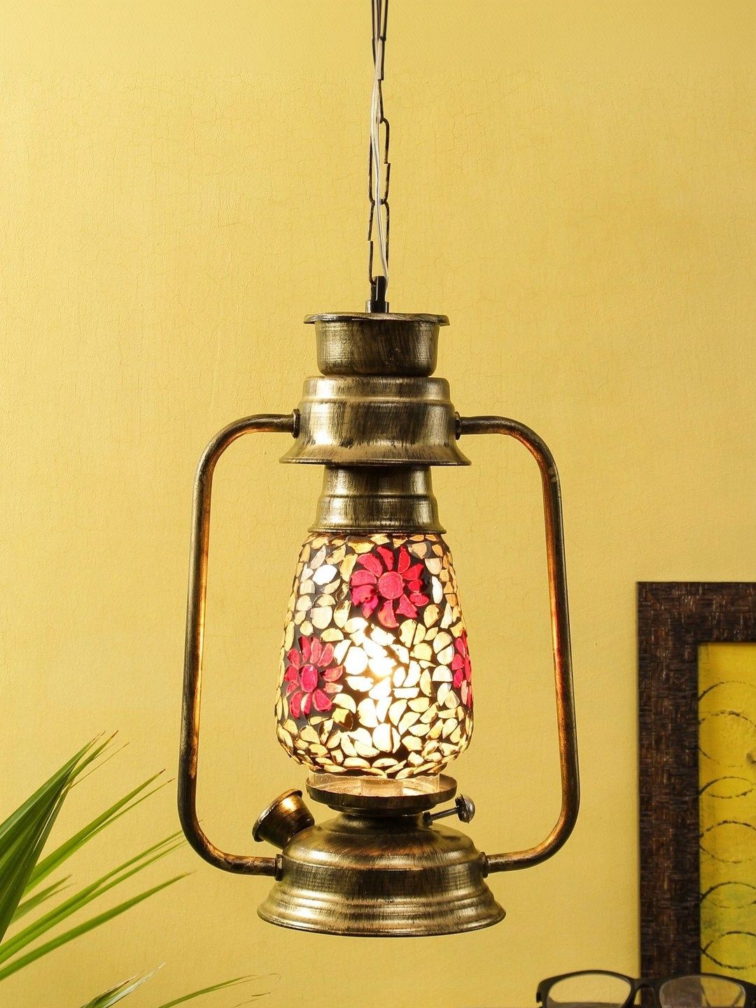 Myntra Elegant Homes Multicoloured Ceiling Lamp-image-46