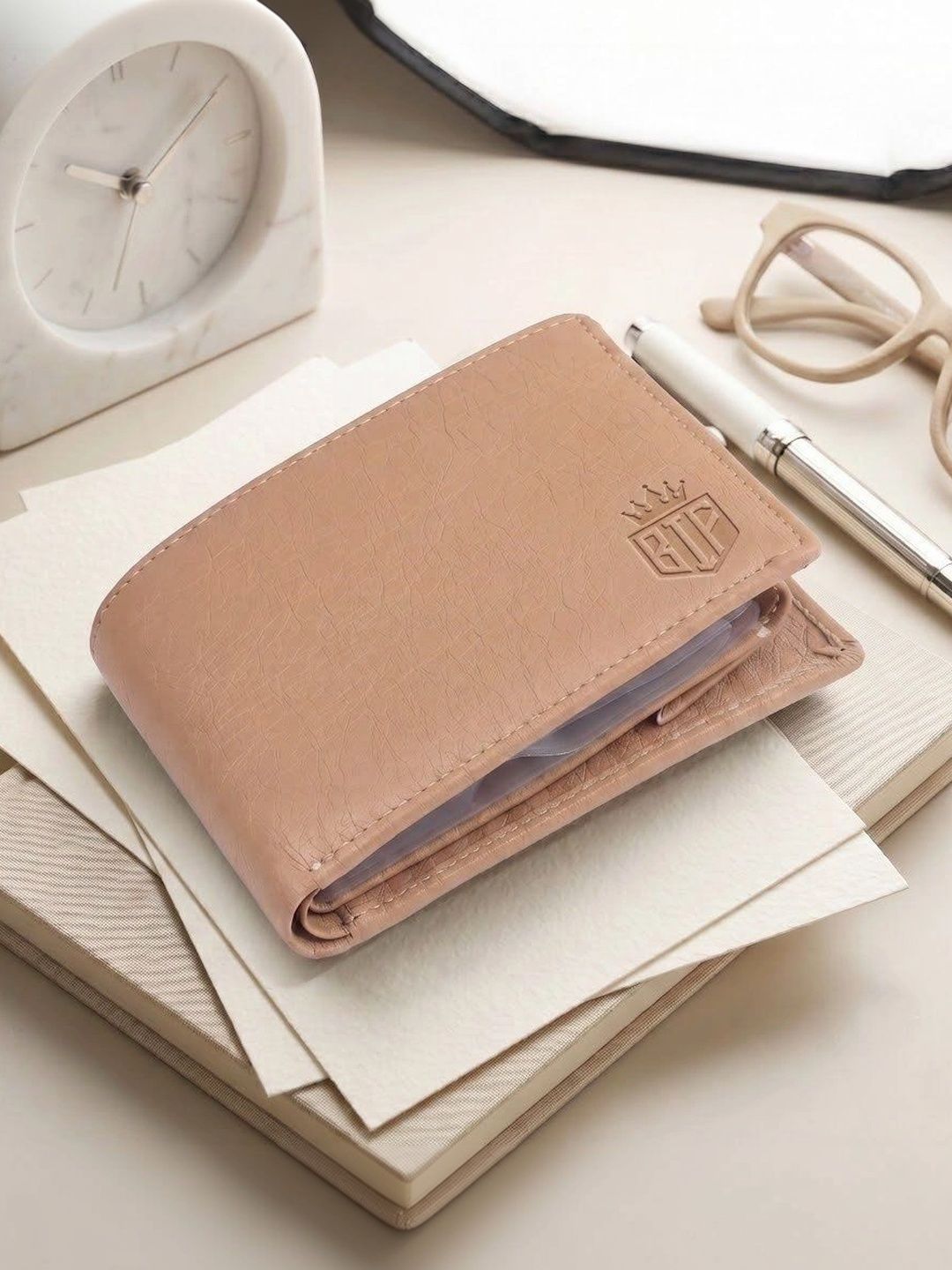 BIF Men Textured PU Two Fold Wallet-picture-26