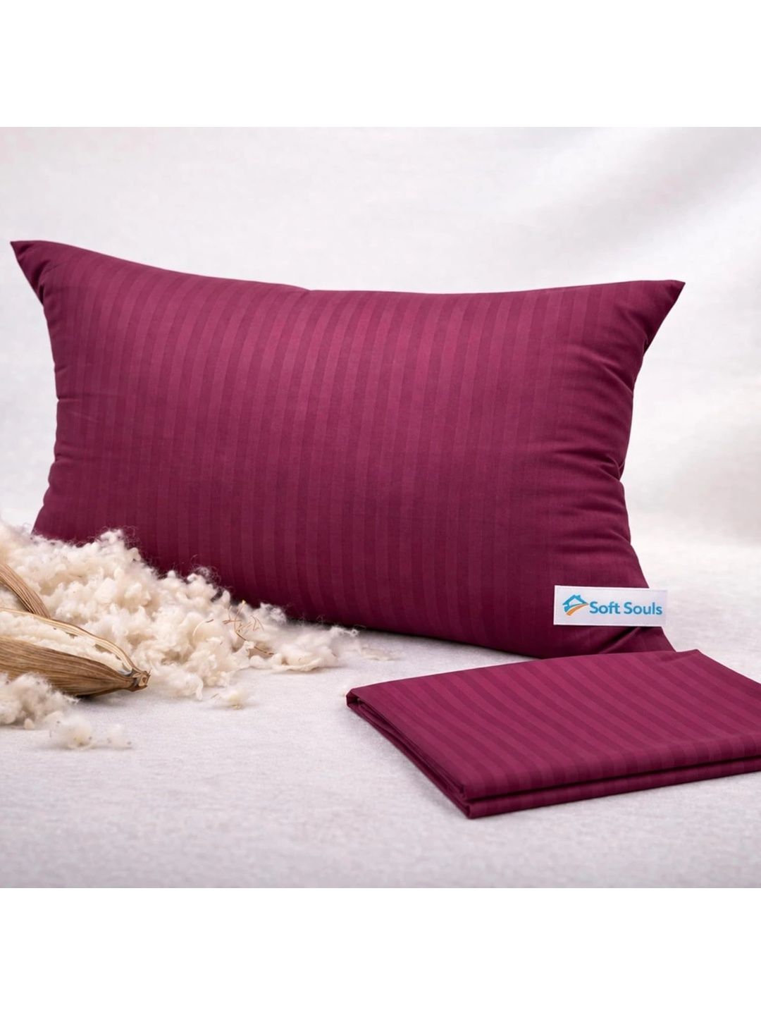SOFT SOULS Multicoloured Cotton Pillow-picture-10