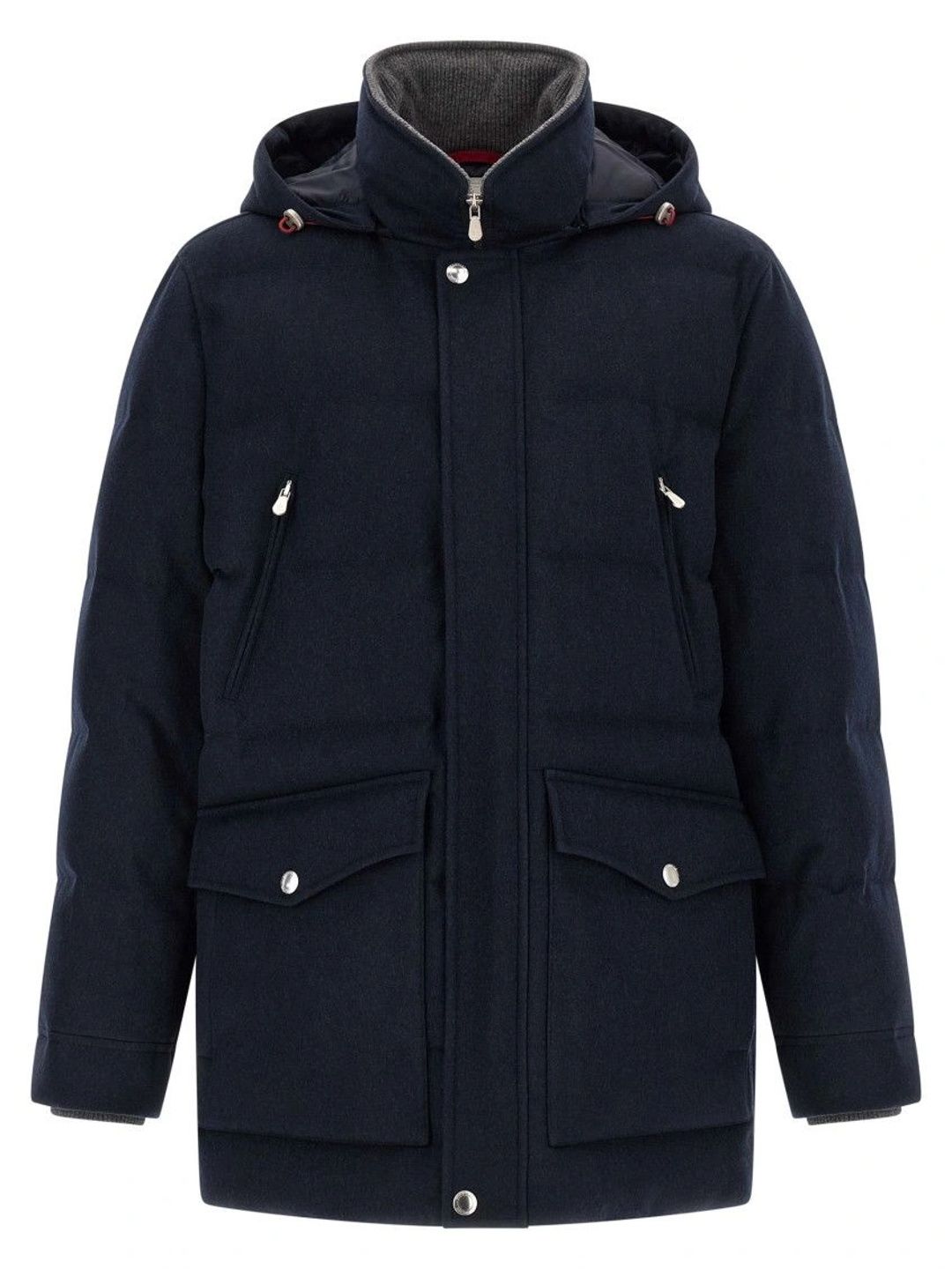 Brunello Cucinelli Men Woollen Insulator Puffer Jacket-picture-27