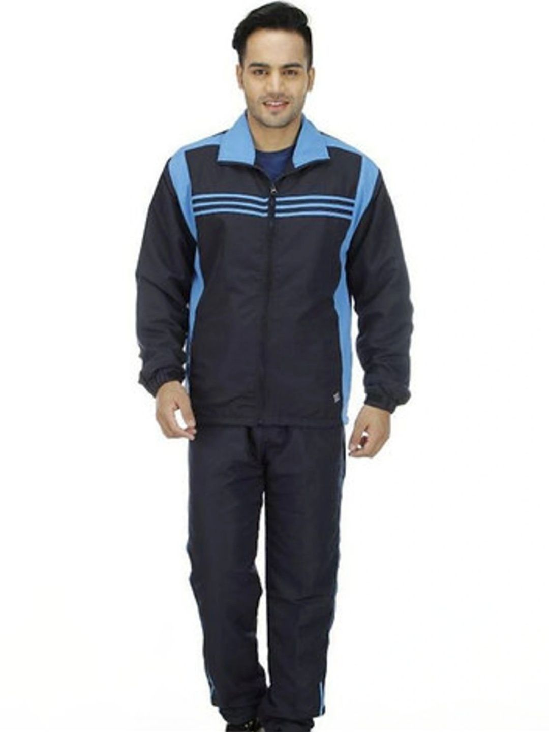 NU-9 Colourblocked Polo Collar Tracksuits-picture-11