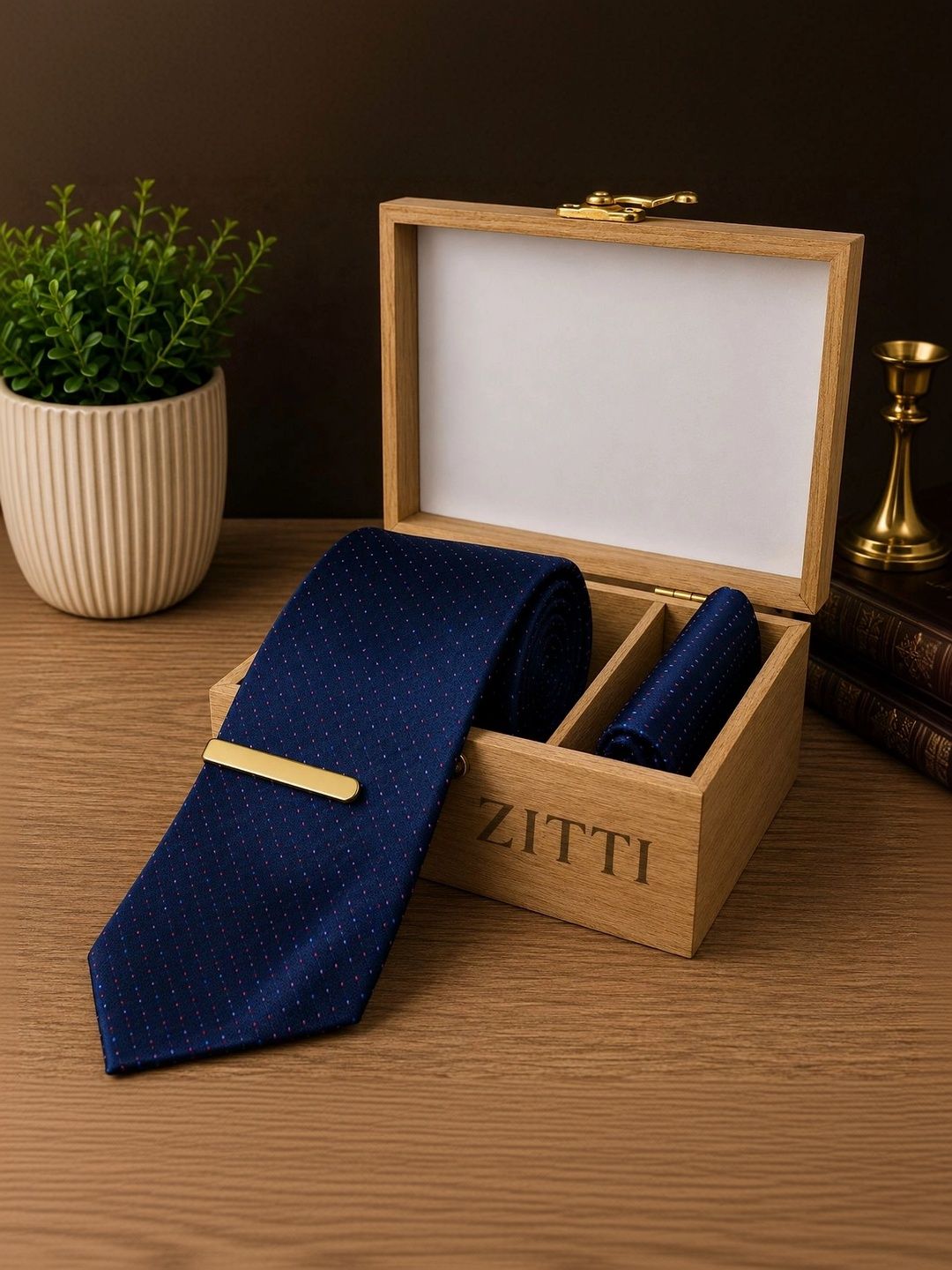 ZITTI Men Printed Broad Tie-picture-30