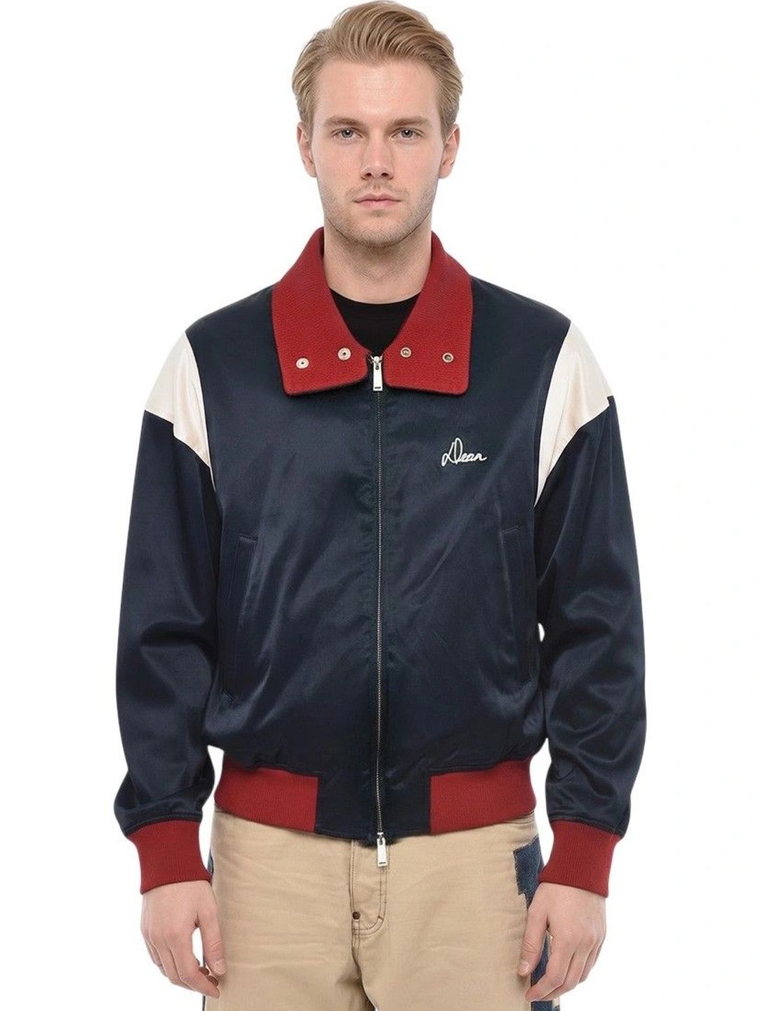 Dsquared2 Men Brand Logo Colourblocked Bomber Jacket-picture-19