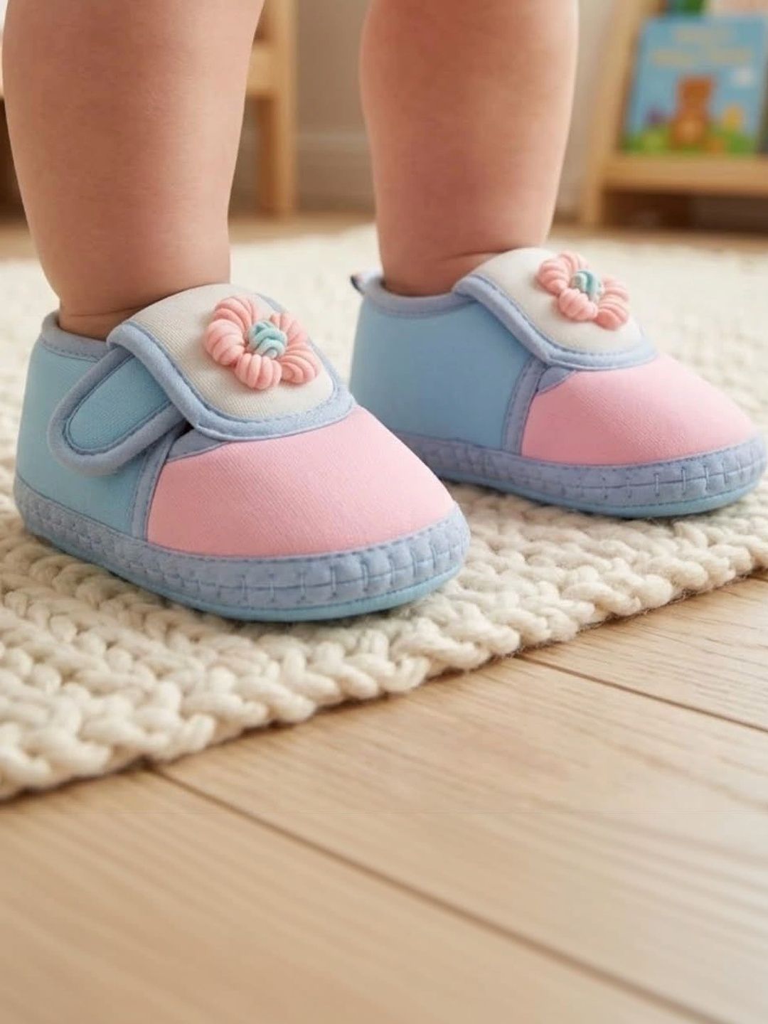NESKA MODA Unisex Kids Cotton Booties-picture-36