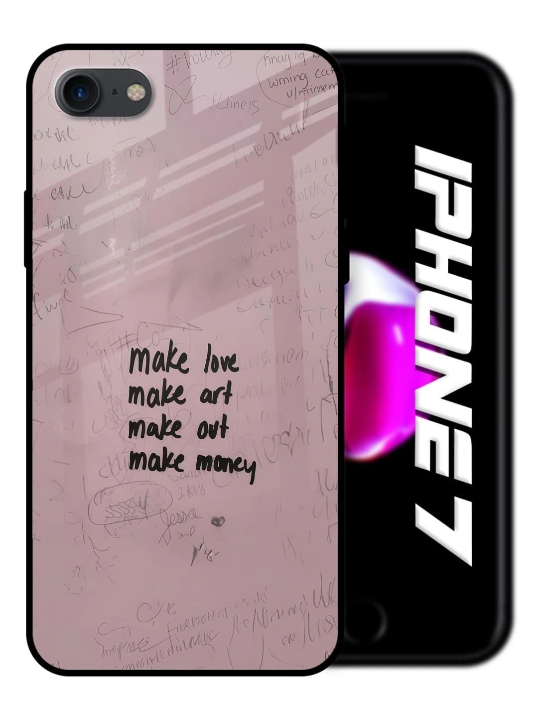 QRIOH Typography Printed iPhone 7 Back Case Mobile Accessories-picture-21
