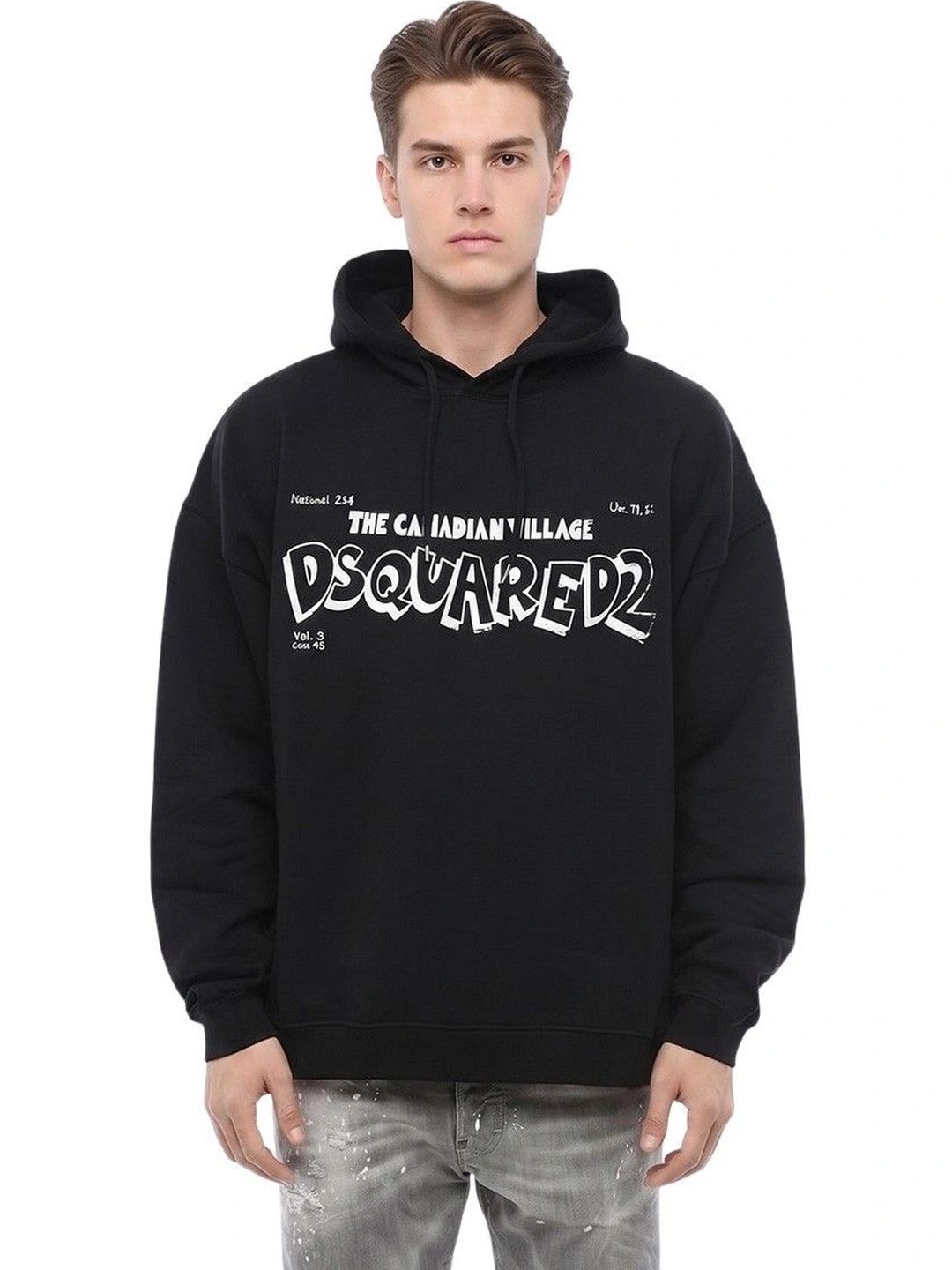 Dsquared2 Men Printed Hooded Sweatshirt-picture-26