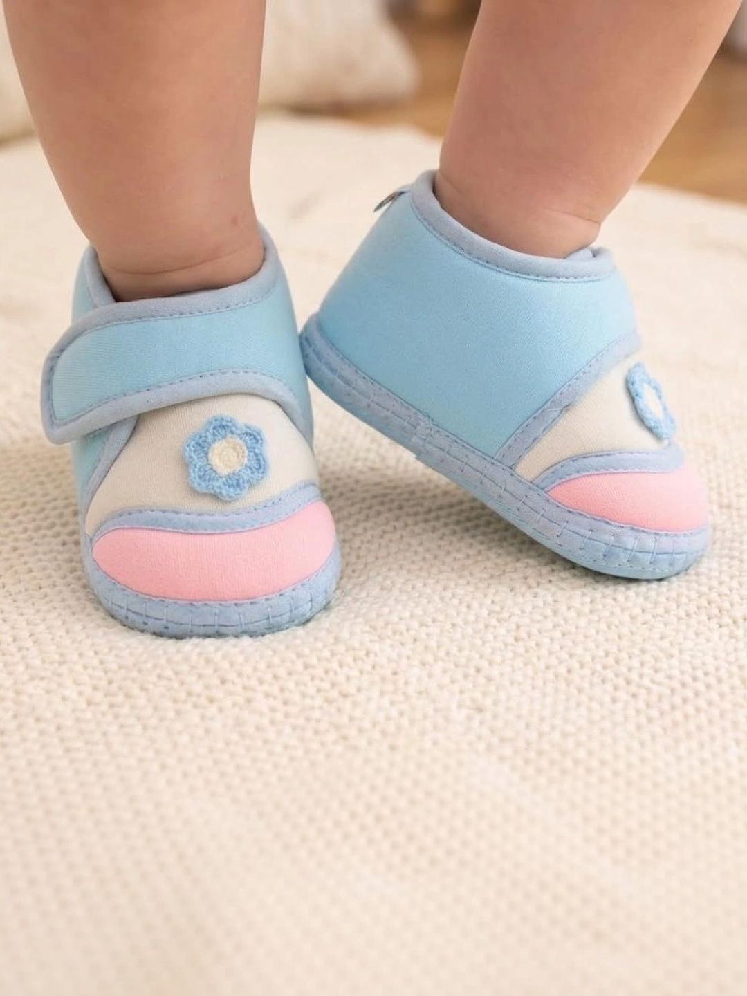 NESKA MODA Unisex Kids Cotton Booties-picture-42