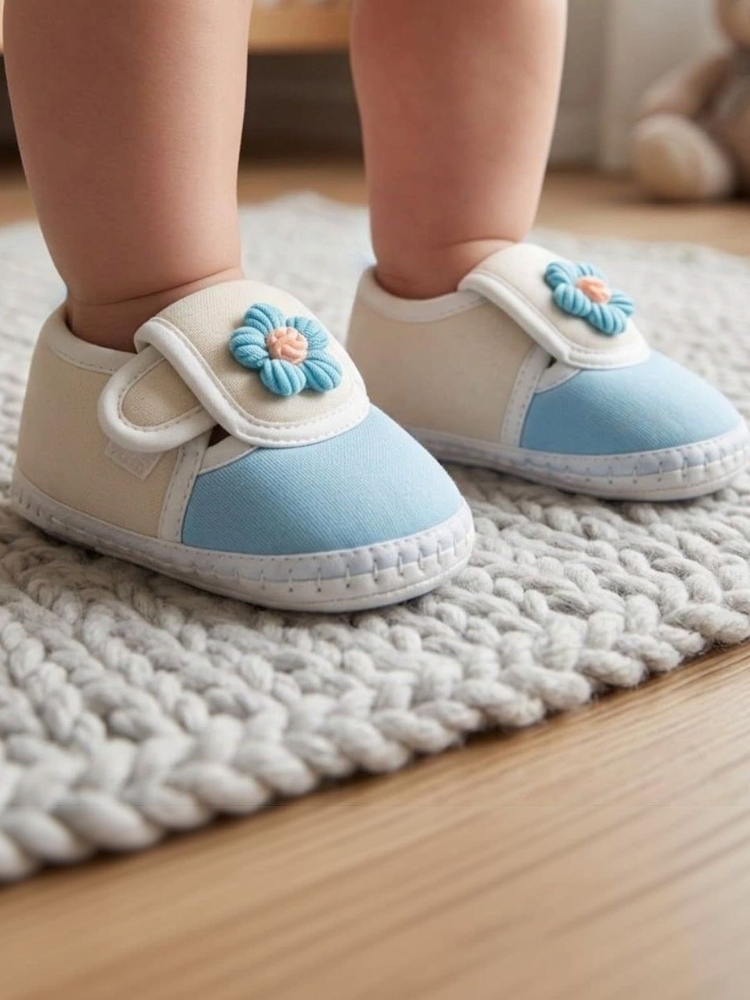 NESKA MODA Unisex Kids Cotton Booties-picture-15