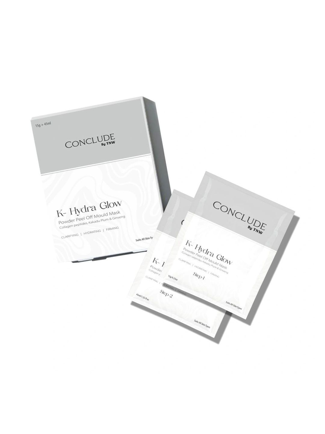 CONCLUDE K Hydra Glow Powder Peel Off Mould Mask - 60 ml-image-4