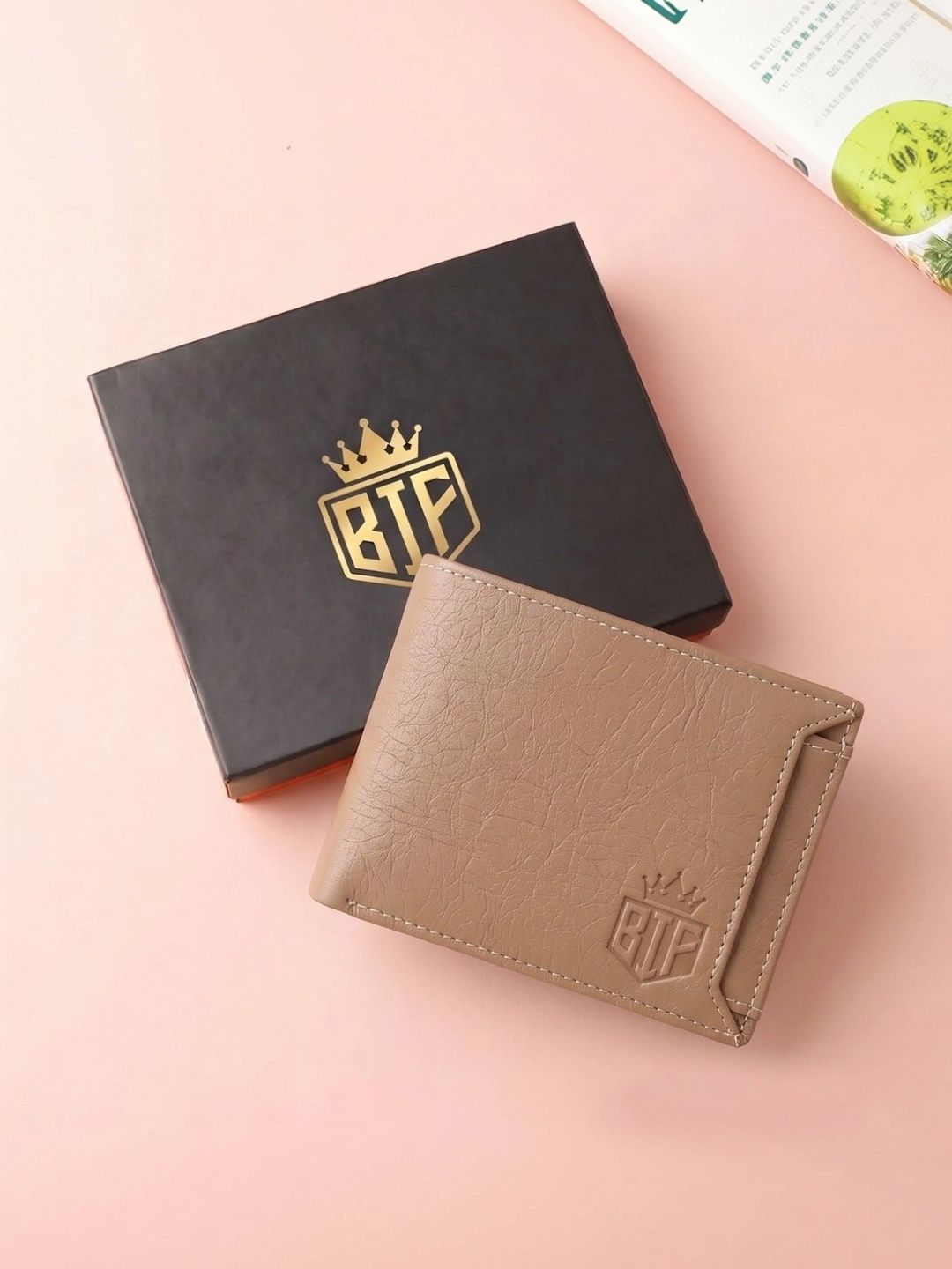 BIF Men Textured PU Two Fold Wallet-picture-43