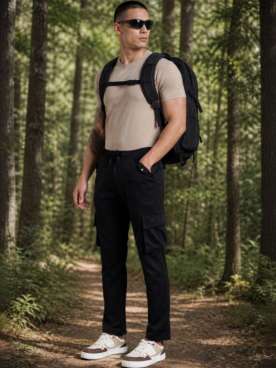SWADESI STUFF Men Smart Trousers-picture-14
