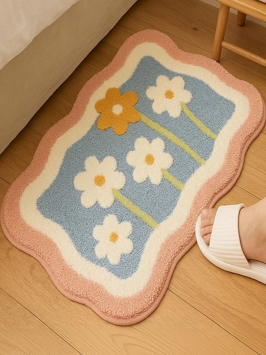 VIKCLIQUE Brown Microfiber Anti-Skid Door Mat-picture-11