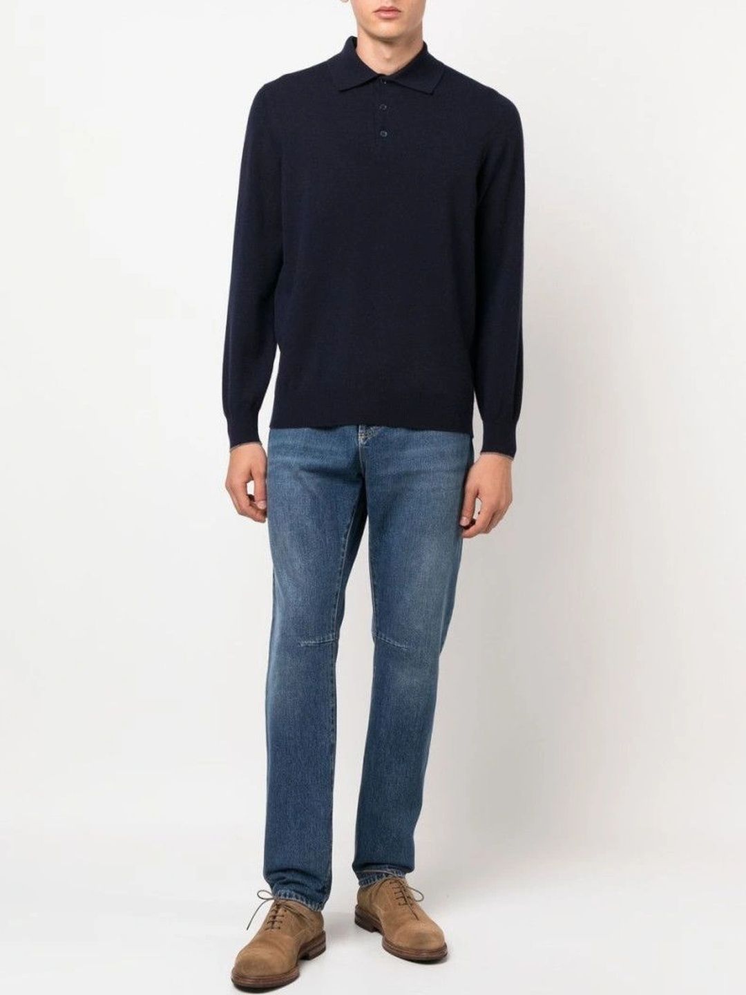 Brunello Cucinelli Men Polo Collar T-shirt-picture-29