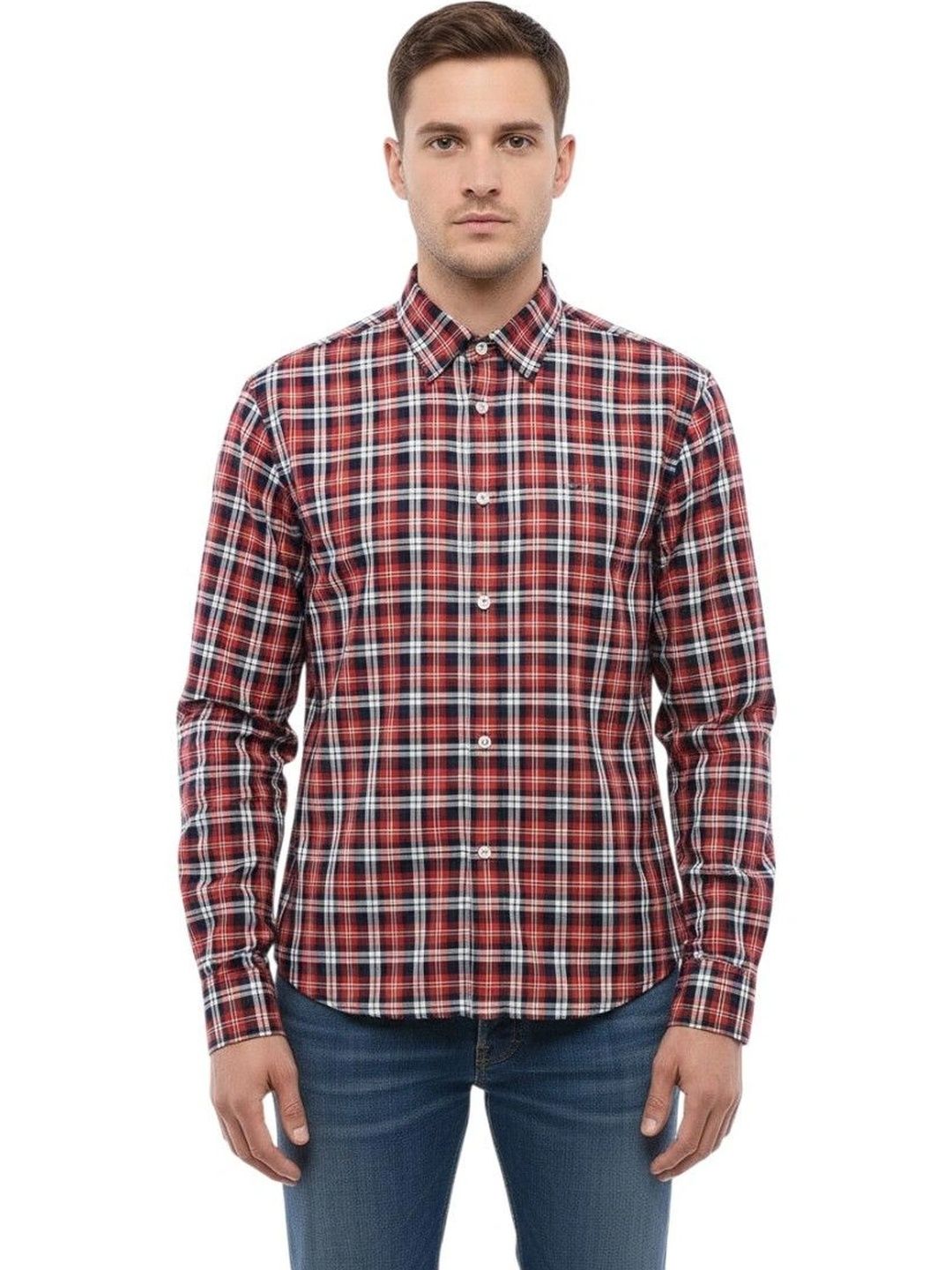 Dsquared2 Men Tartan Checks Checked Casual Shirt-picture-11