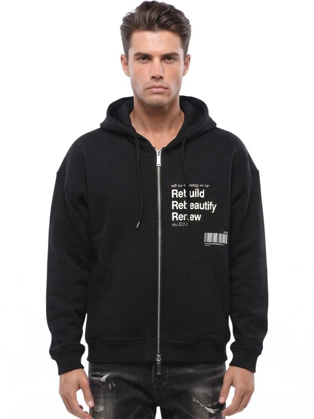 Dsquared2 Men Printed Hooded Sweatshirt-picture-48