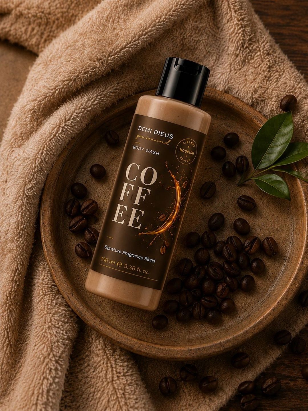DEMI DIEUS Coffee Hydrating & Moisturizing Body Wash - 100 ml-image-3