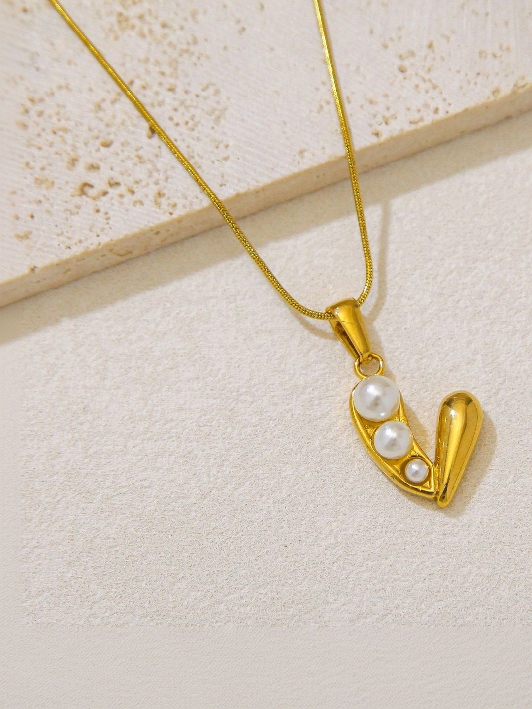 Anouk Gold-Plated Heart Shaped Pendants with Chains-picture-14