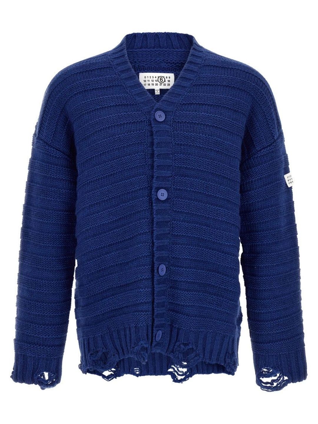 MM6 Maison Margiela Men Cardigan with Fuzzy Detail-picture-22