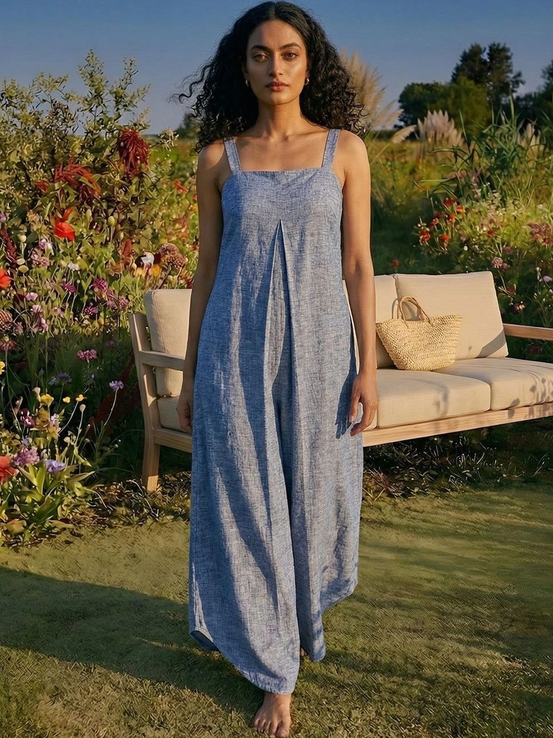 HOUSE OF FETT Basic Jumpsuit with Embellished-picture-30