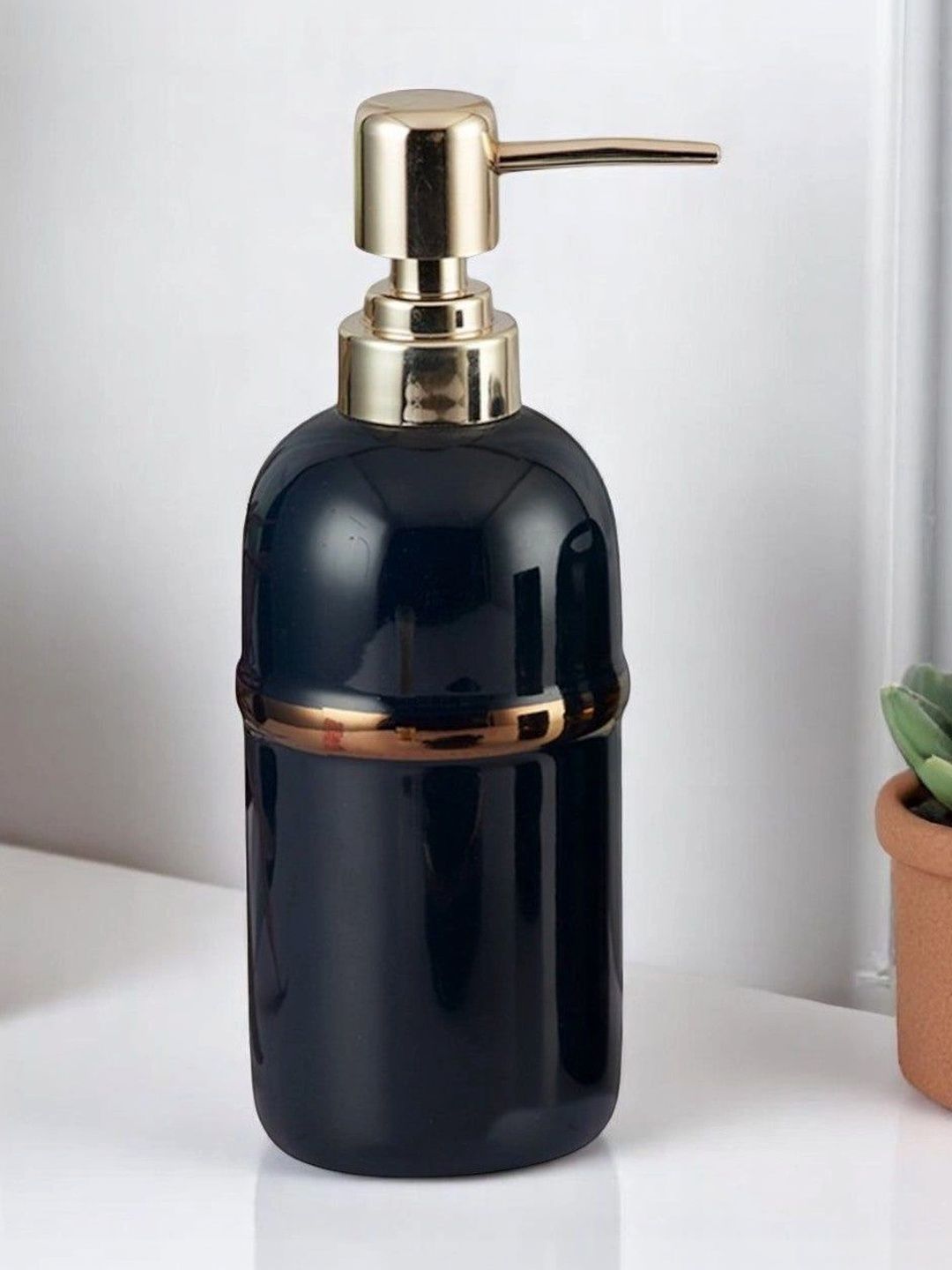 Kookee Black Abstract Ceramic Soap Dispenser-picture-16