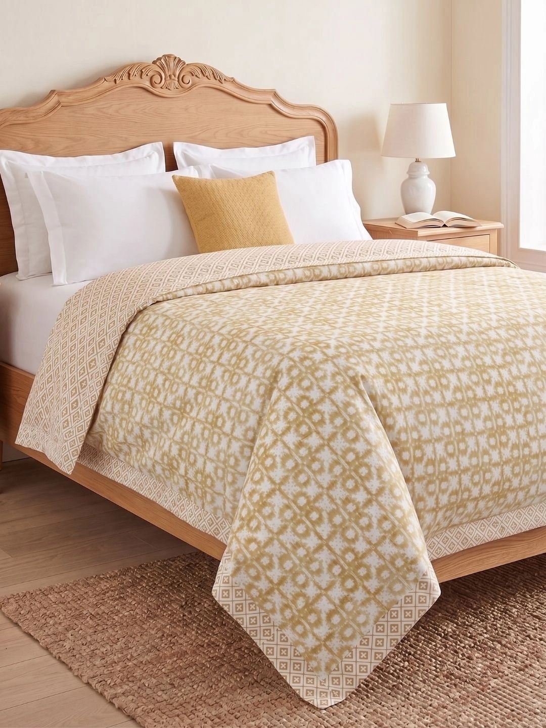 THE WHITE MOSS Brown Geometric Dohar-image-6