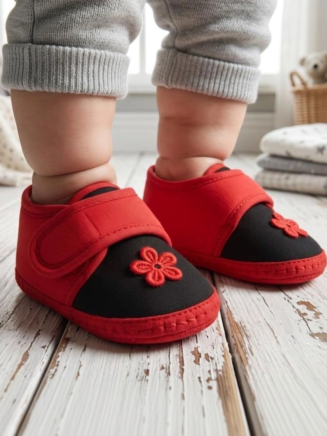 NESKA MODA Unisex Kids Cotton Booties-picture-23