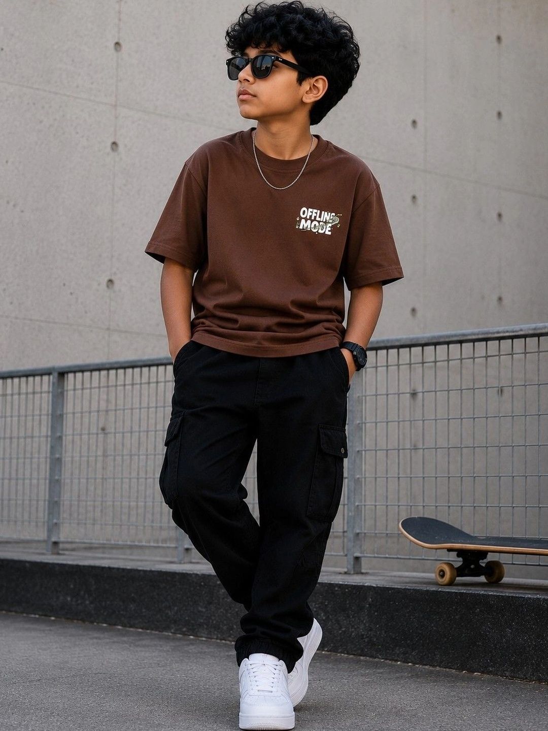 Pixel Punk Boys Typography Printed T-shirt-picture-26