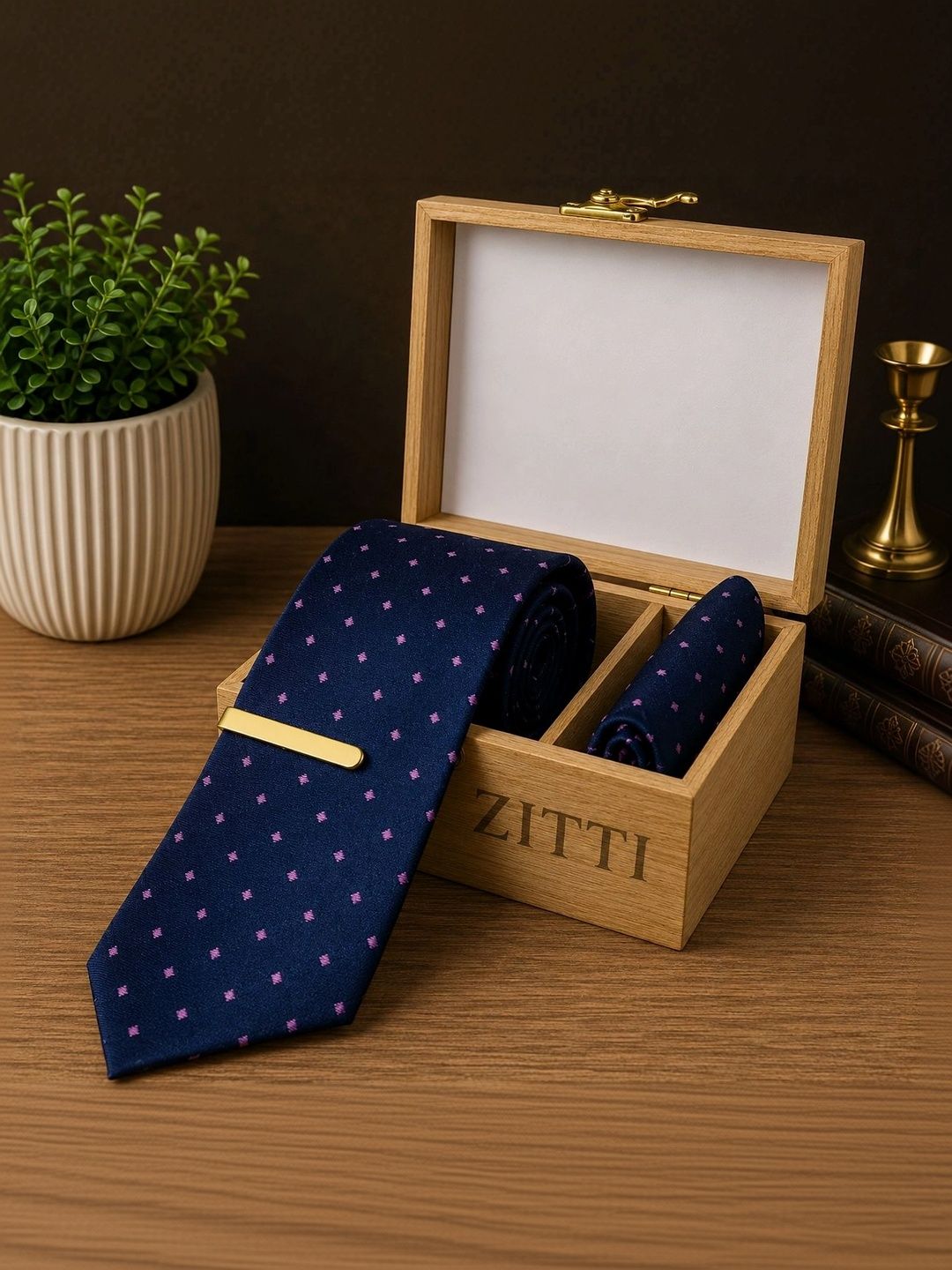 ZITTI Men Printed Broad Tie-picture-10