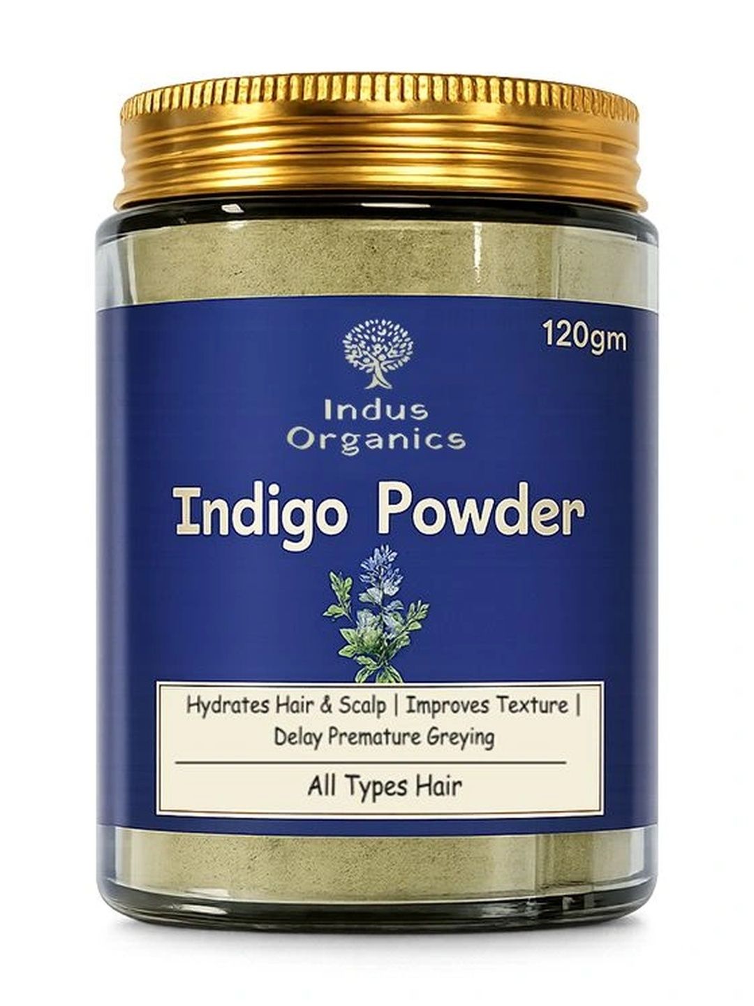 Indus Organics Indigo Powder For Delay Premature Greying - 120 g-image-39