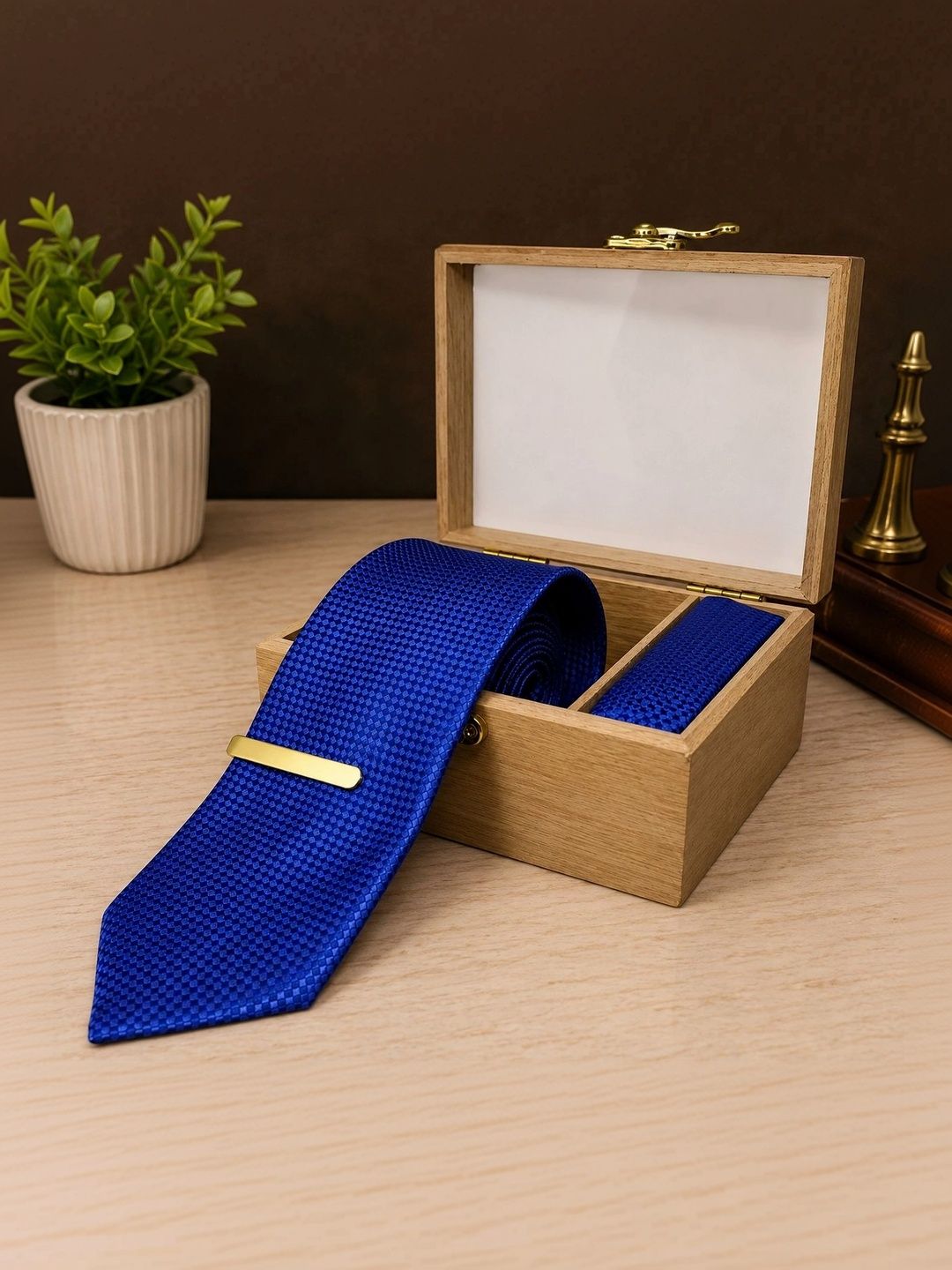 ZITTI Men Woven Design Broad Tie-picture-24