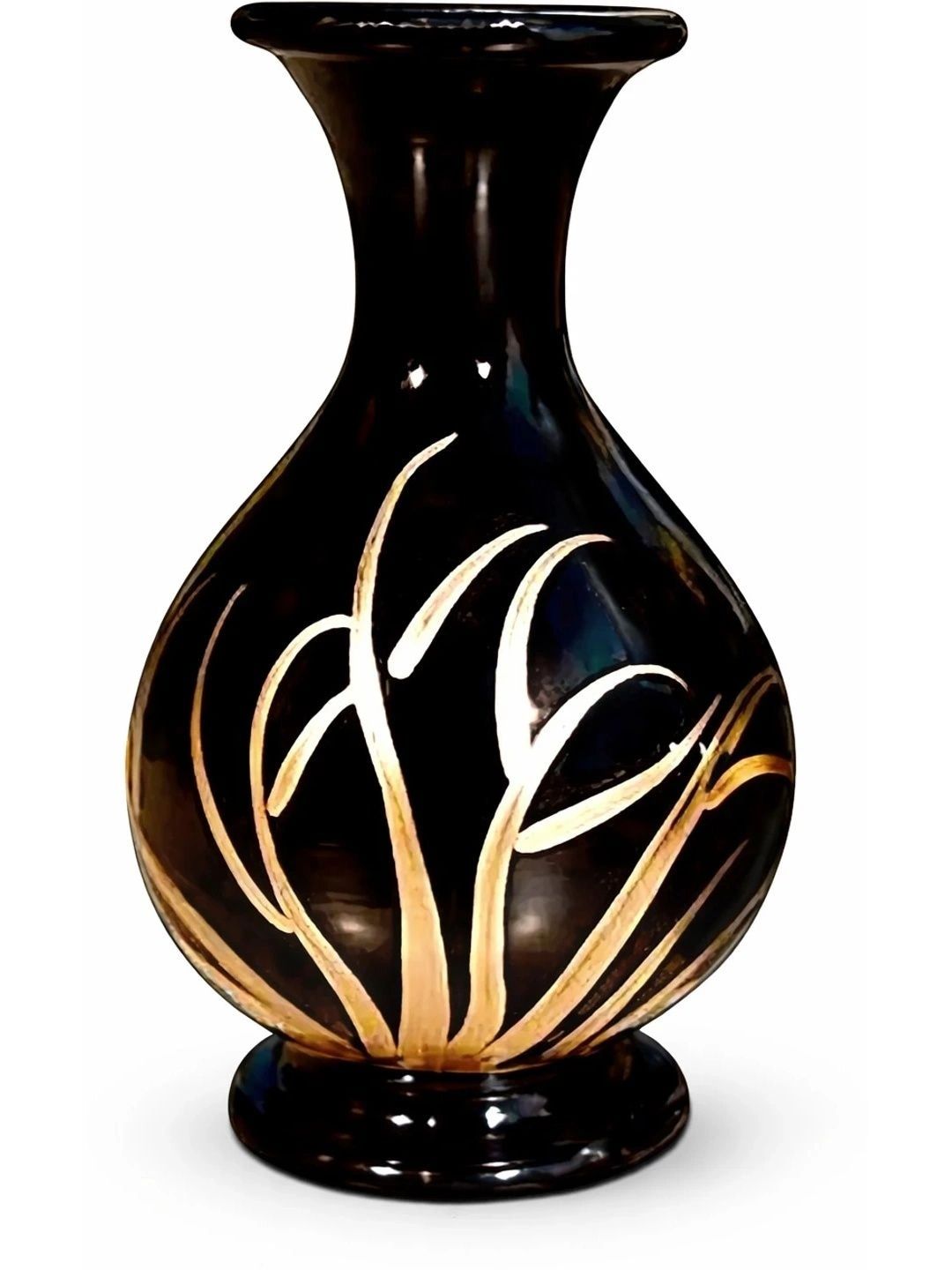 Procyon Black Printed Metal Vases-image-45