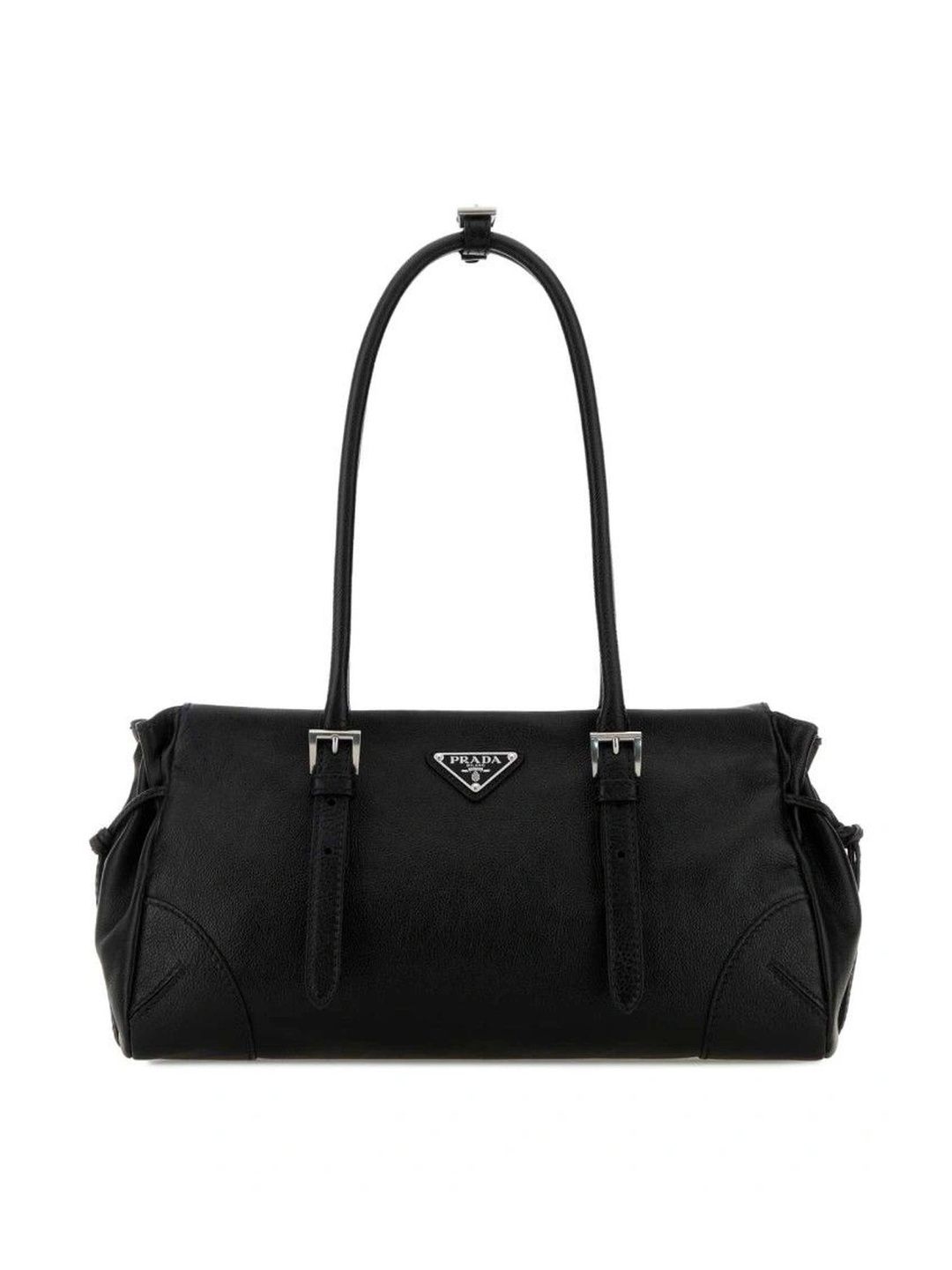 Prada Black Logo Medium Shoulder Bag-picture-22