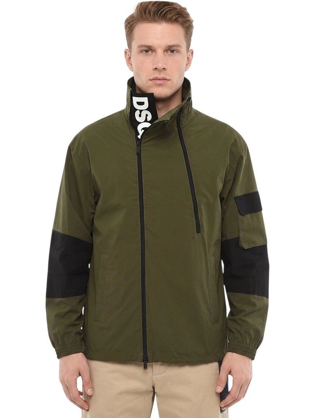 Dsquared2 Men Colourblocked Lightweight Sporty Jacket-picture-14